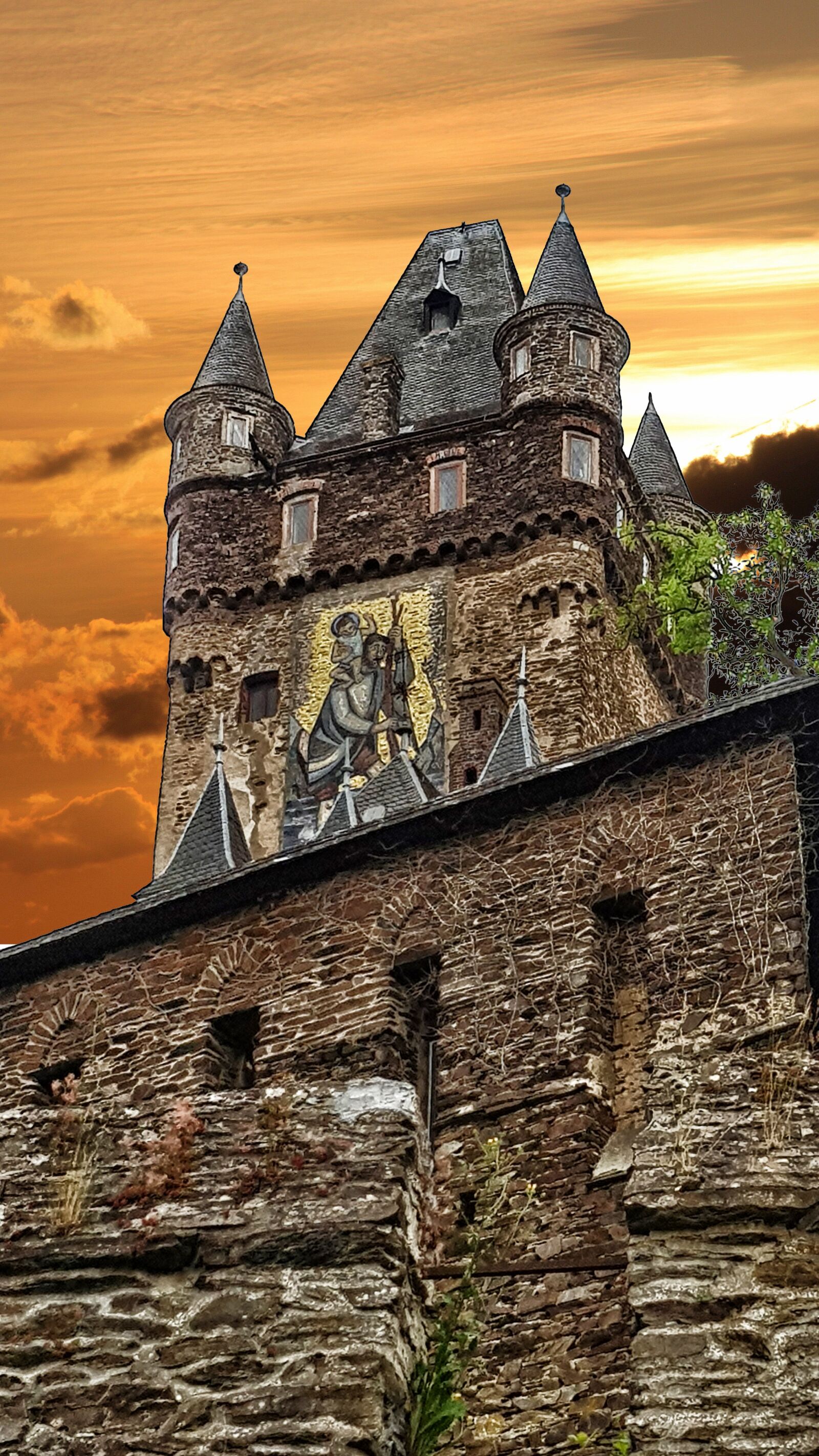 Samsung Galaxy S8 sample photo. Burg cochem, history, rides photography
