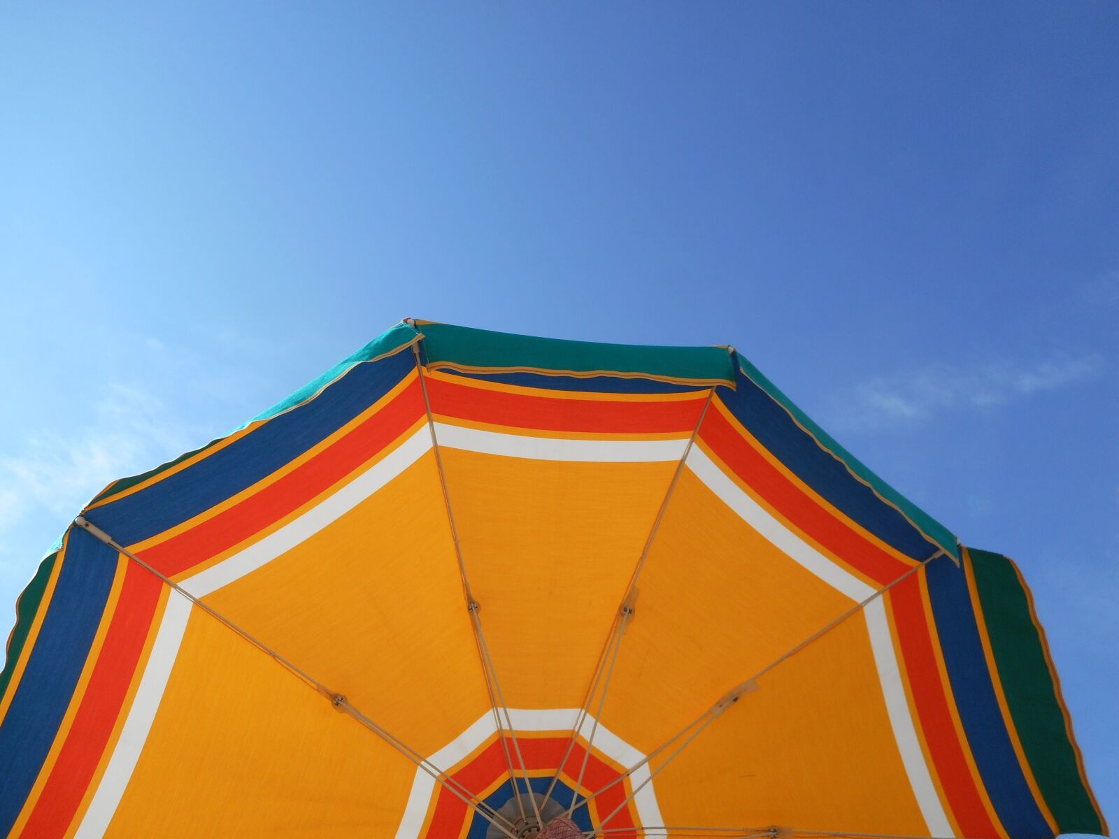 Nikon Coolpix S3600 sample photo. Beach umbrella, sea, sky photography