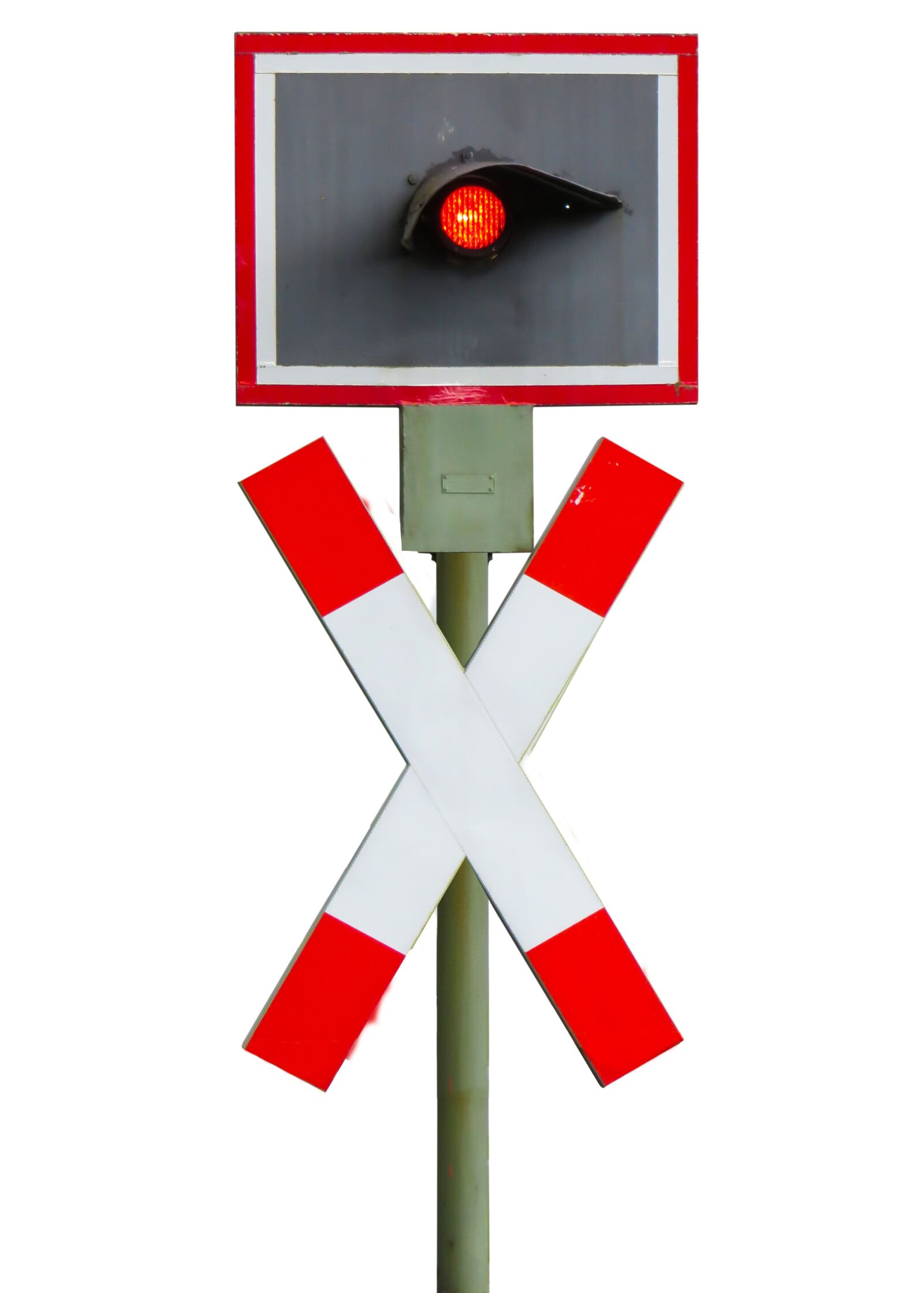 Canon PowerShot SX710 HS sample photo. Signal, train, andreaskreuz photography