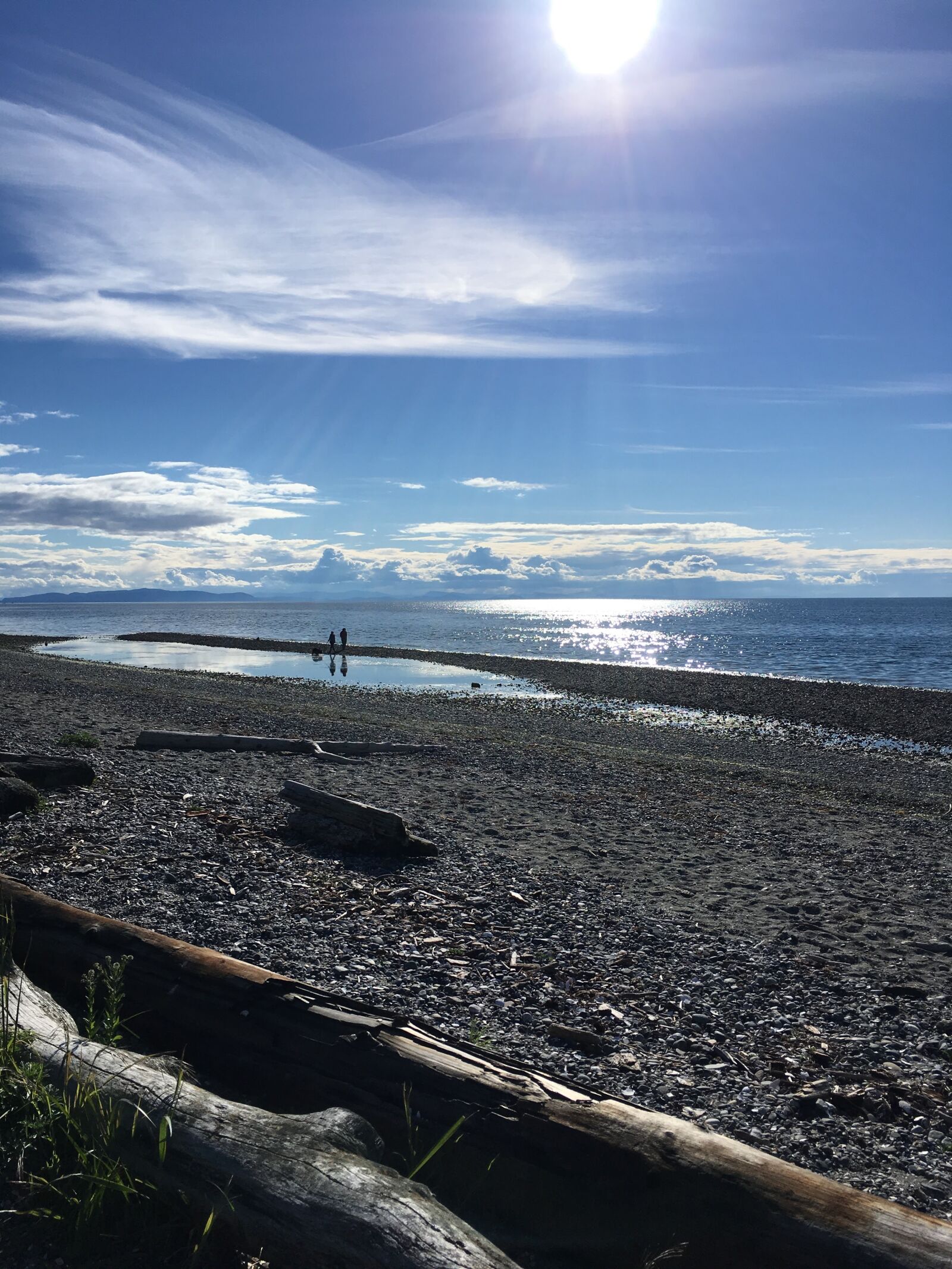 iPhone SE back camera 4.15mm f/2.2 sample photo. Blue, northwest, oceanside, sunshine photography