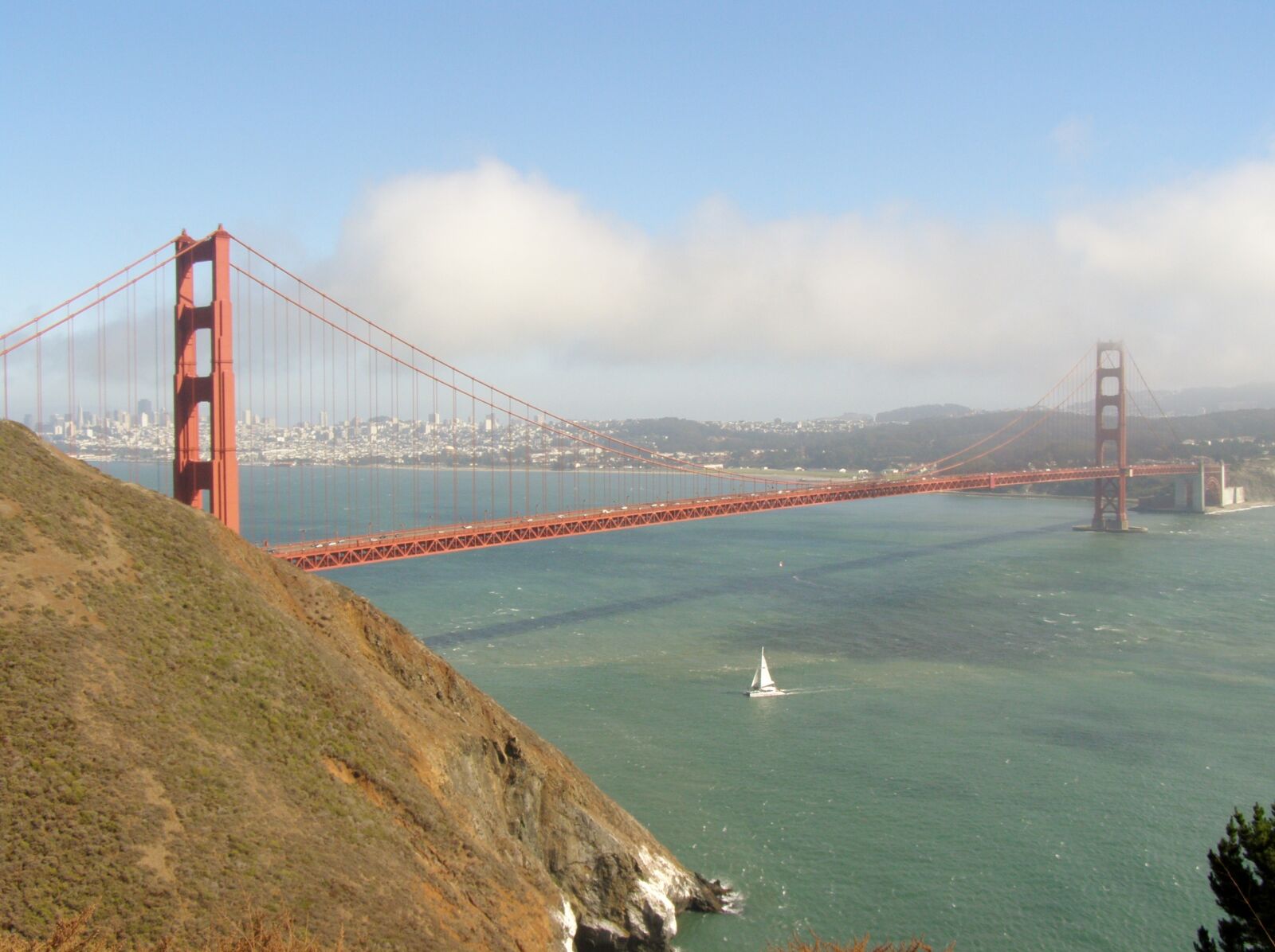 Olympus SP510UZ sample photo. San francisco, bridge, bay photography