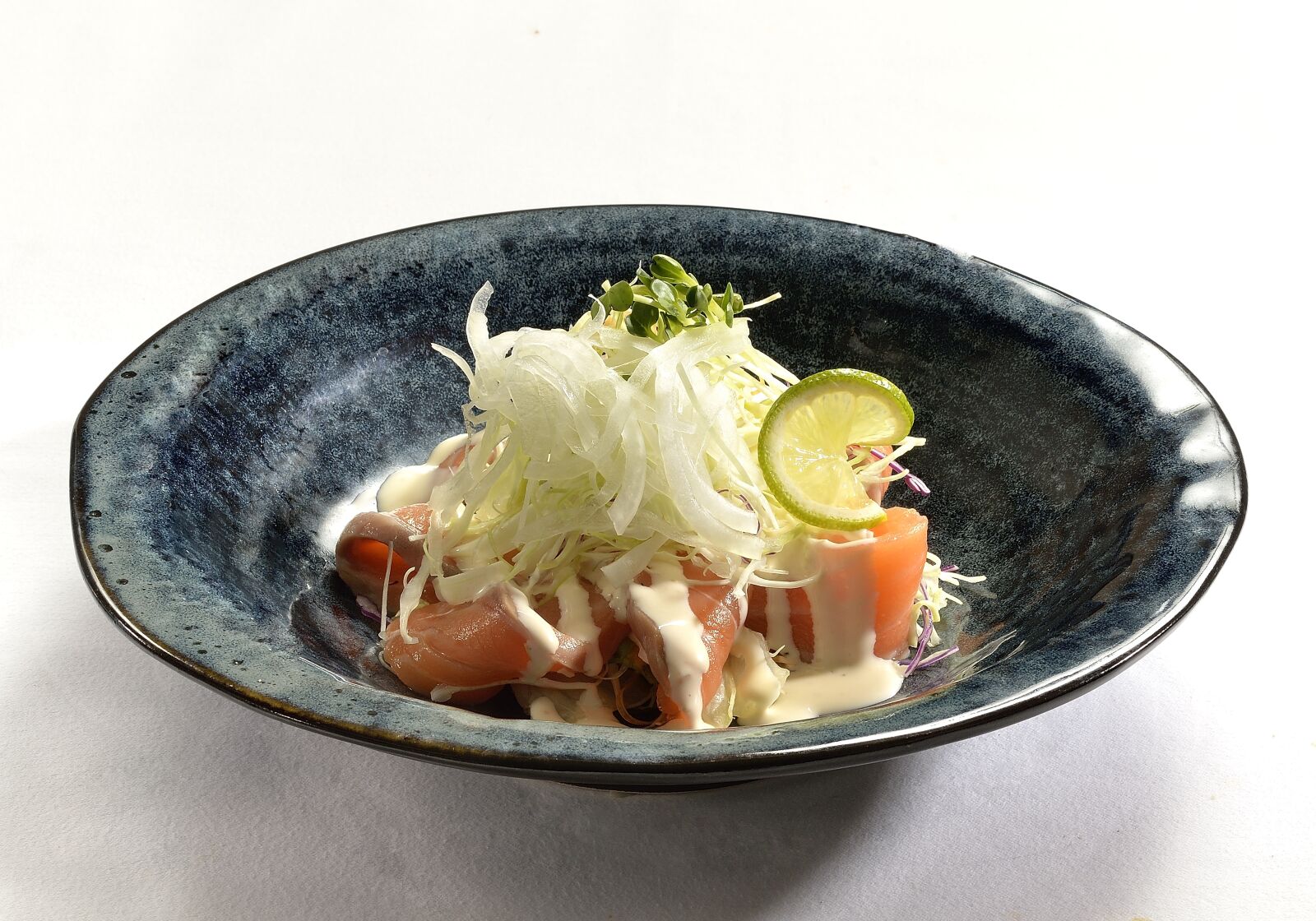 Nikon D7000 sample photo. Salmon salad, salad, fresh photography