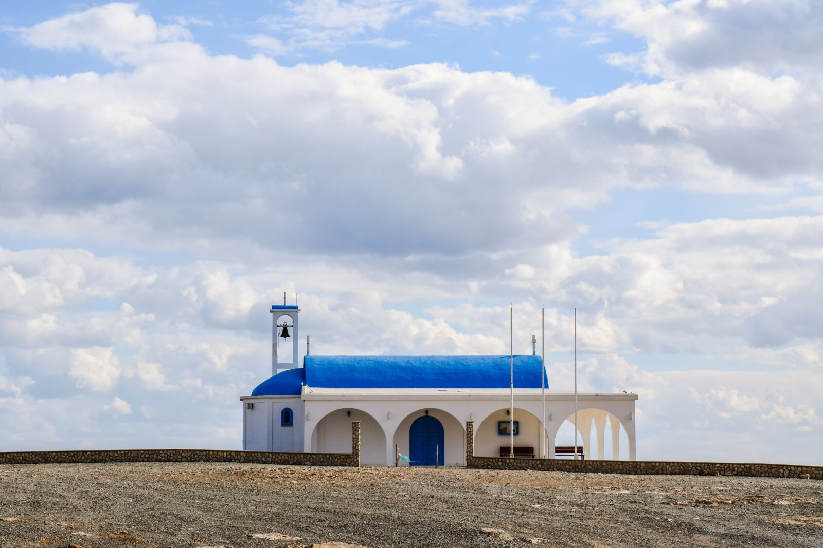 Nikon D3300 sample photo. Church, blue, white photography
