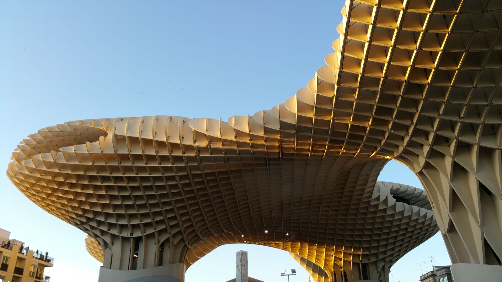 Samsung Galaxy Note4 sample photo. Metropol parasol, parasol, metropol photography