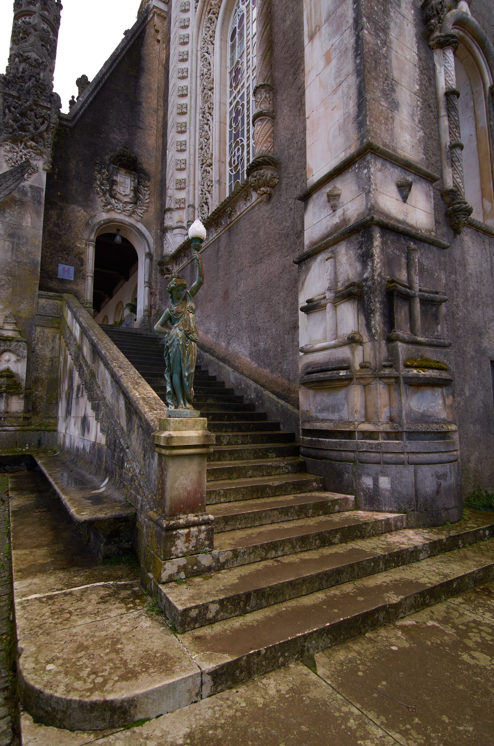 Nikon D7000 sample photo. Stairs, palace, buçaco photography