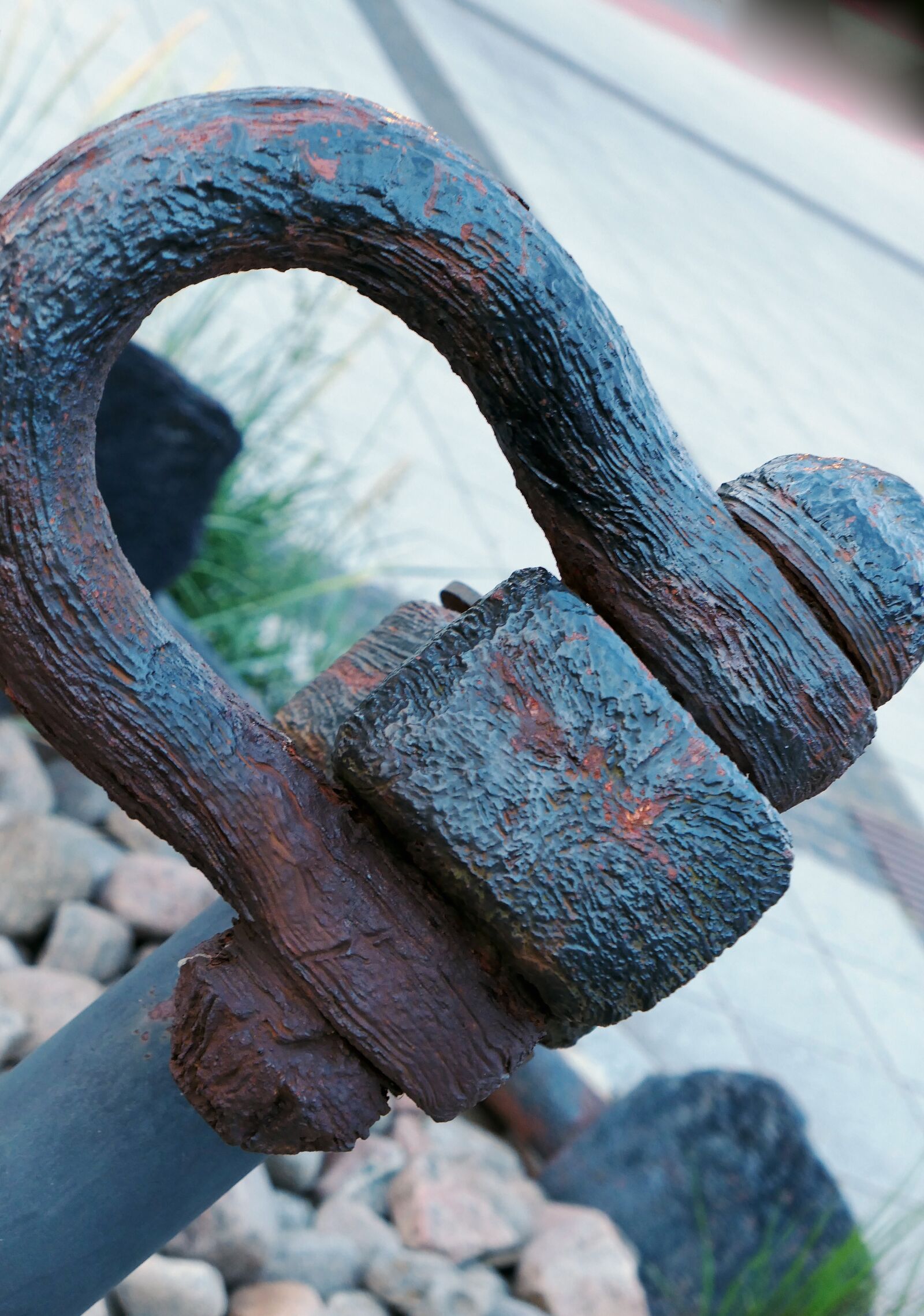Panasonic Lumix DMC-LX10 (Lumix DMC-LX15) sample photo. Anchor, ankeroese, corrosion photography