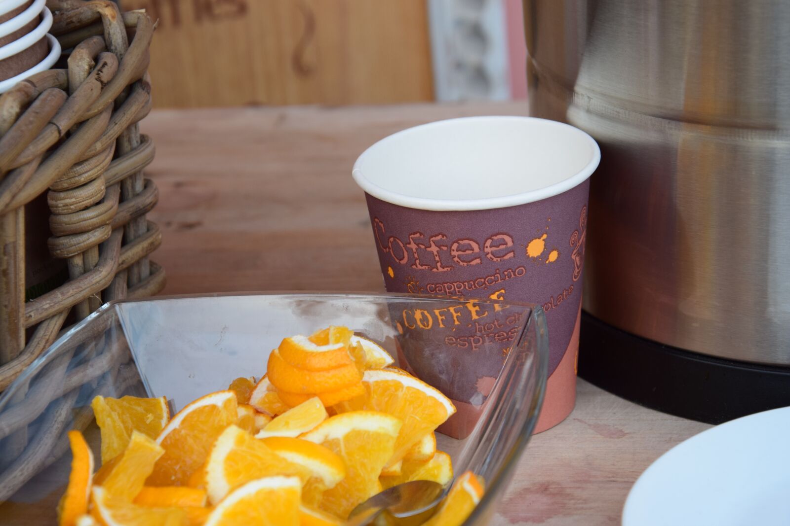 Nikon D5300 sample photo. Orange, coffee, tasty photography