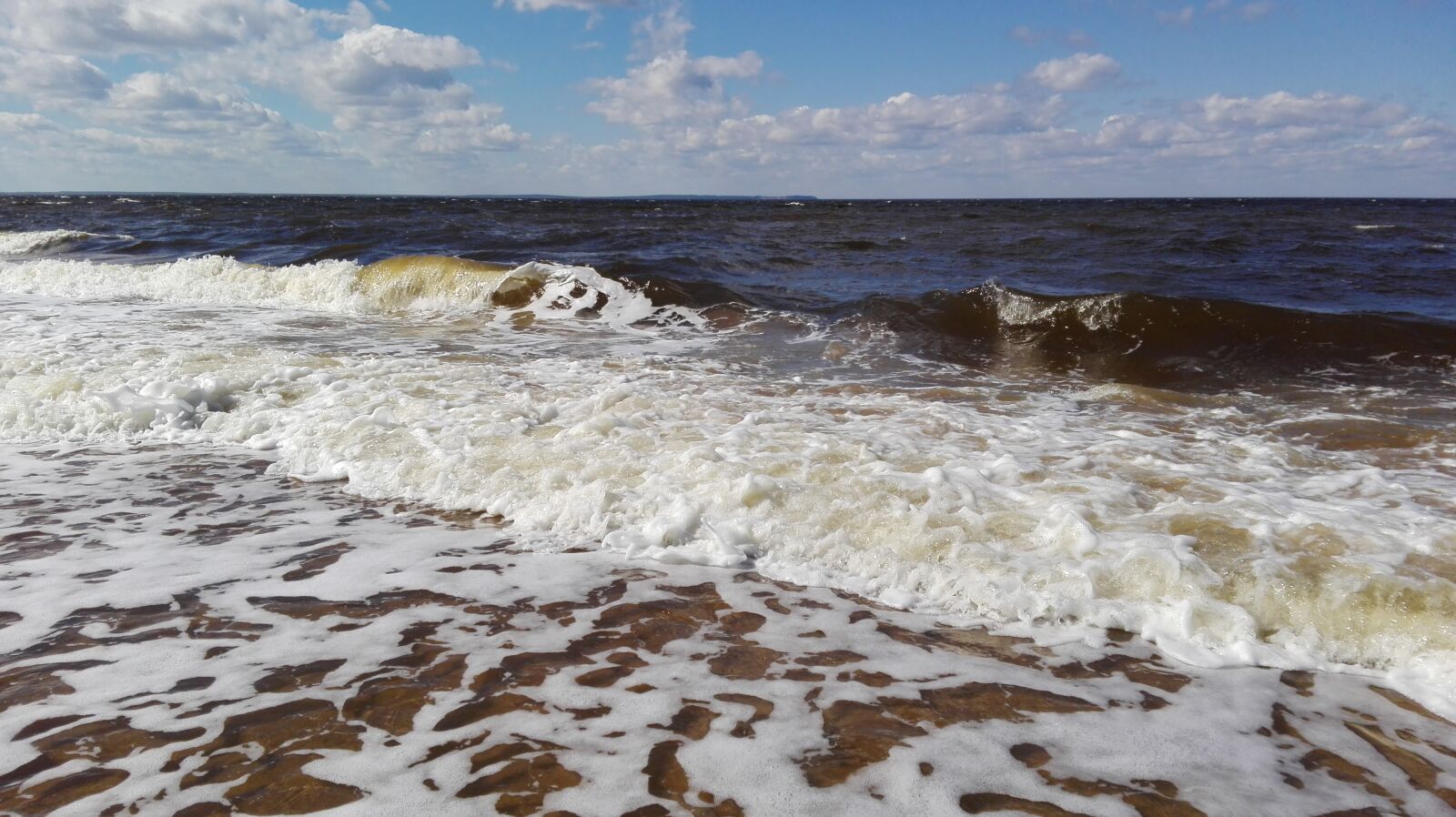HUAWEI P8 Lite sample photo. White sea, island cue photography