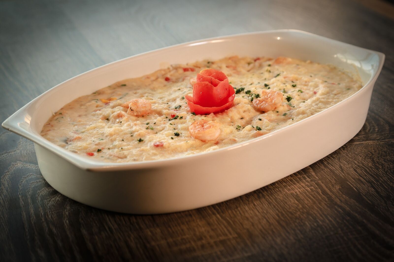 Canon EF 24-105mm F4L IS USM sample photo. Meal, sauce, restaurant photography
