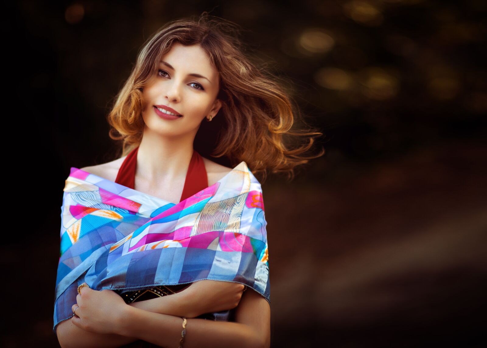 Nikon D610 sample photo. Cloth, scarf, colors clothing photography