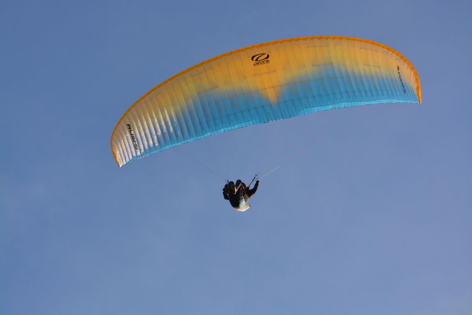 Nikon D5200 sample photo. Paragliding-paraglider, wing ozone rush photography