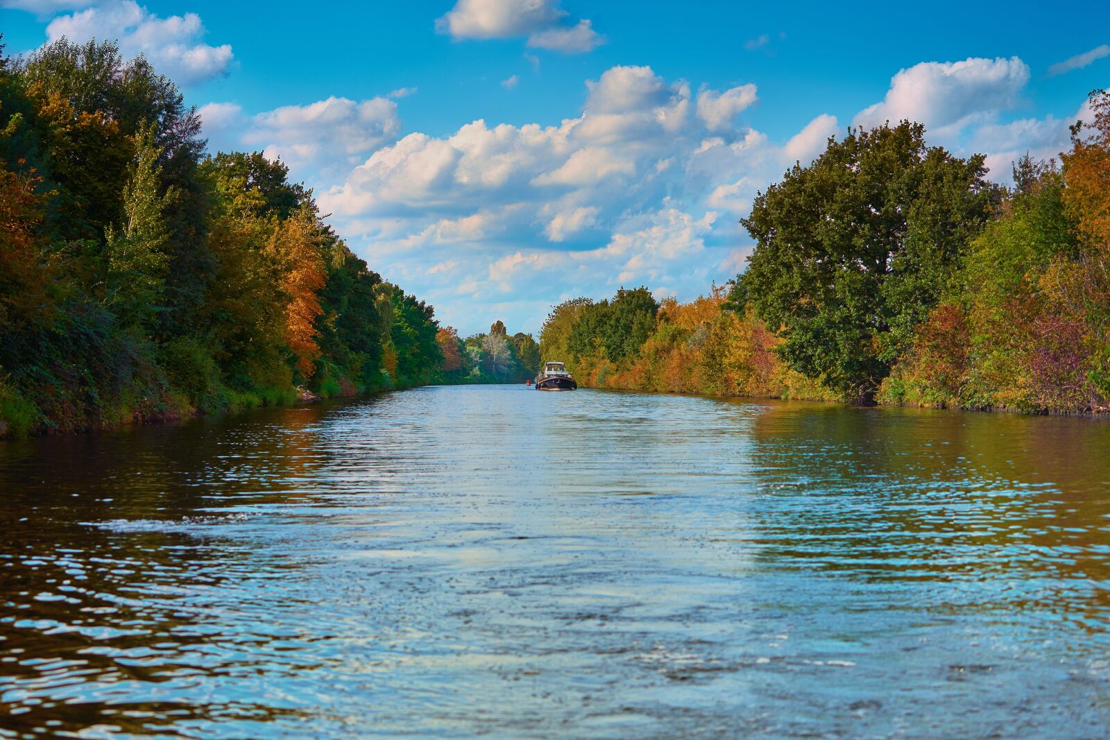 Sony FE 70-200mm F4 G OSS sample photo. River, channel, the teltow photography