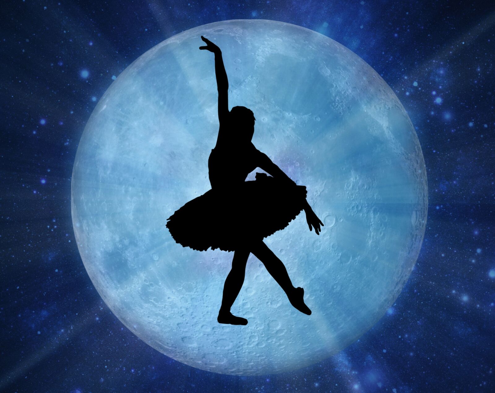 Nikon D90 sample photo. Ballet, silhouette, blue photography