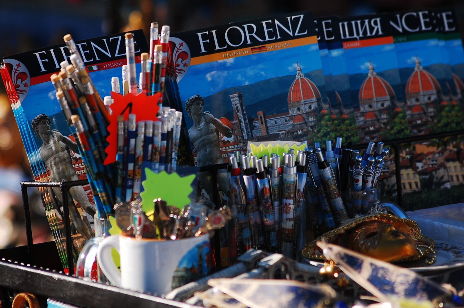 Nikon D40 sample photo. Souvenirs, italy, florence photography