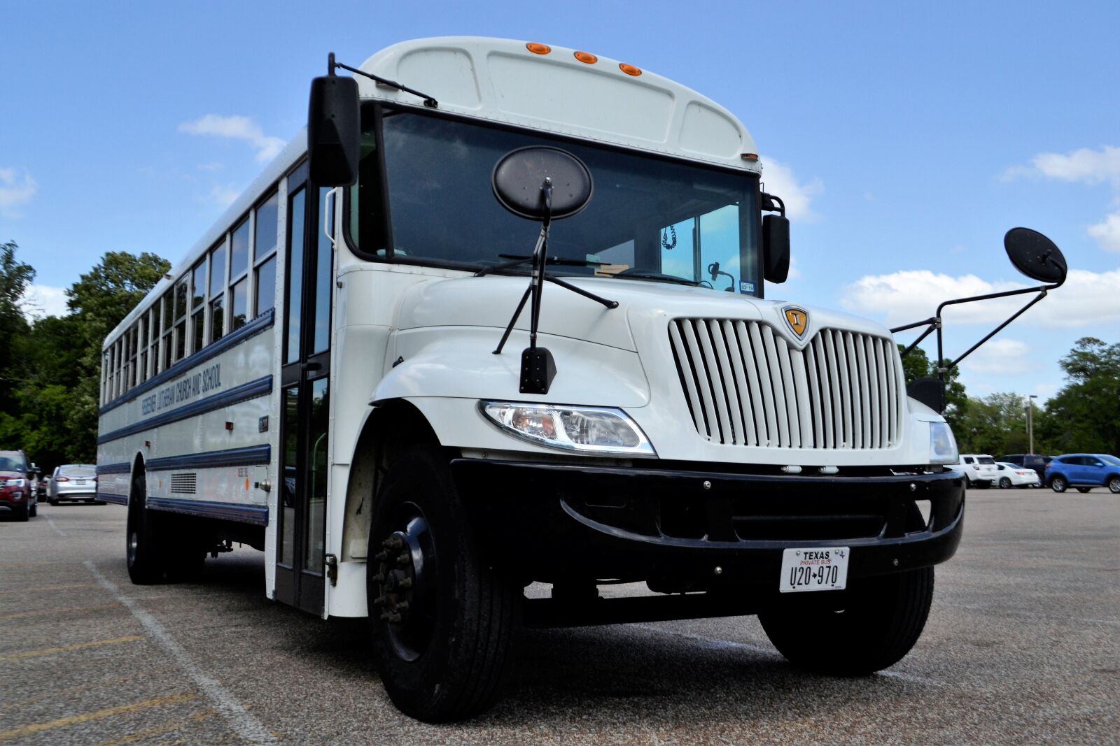 Nikon D3100 sample photo. Charter bus, church bus photography