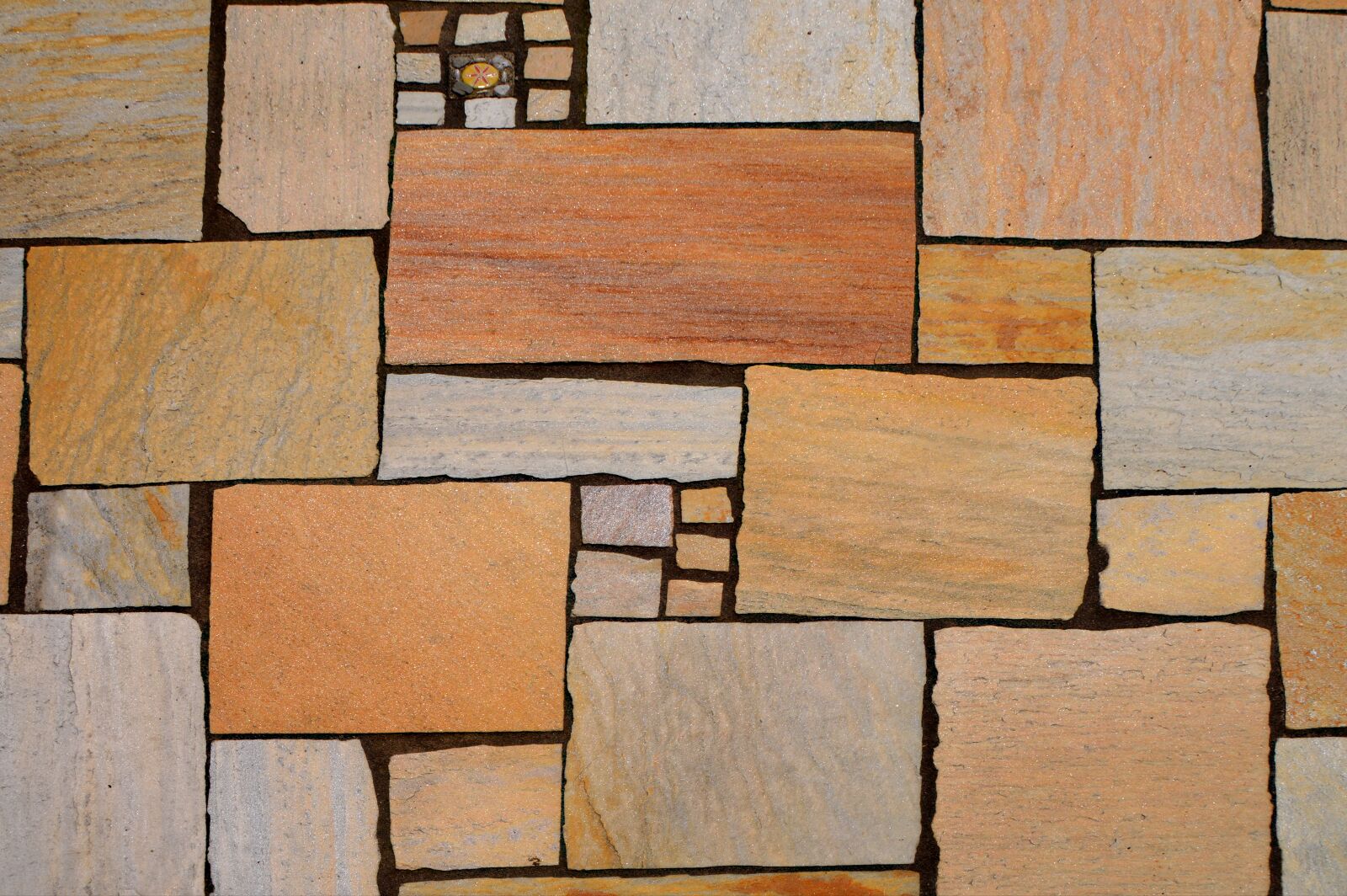 Nikon D3200 sample photo. Tiles, garden, mosaic photography