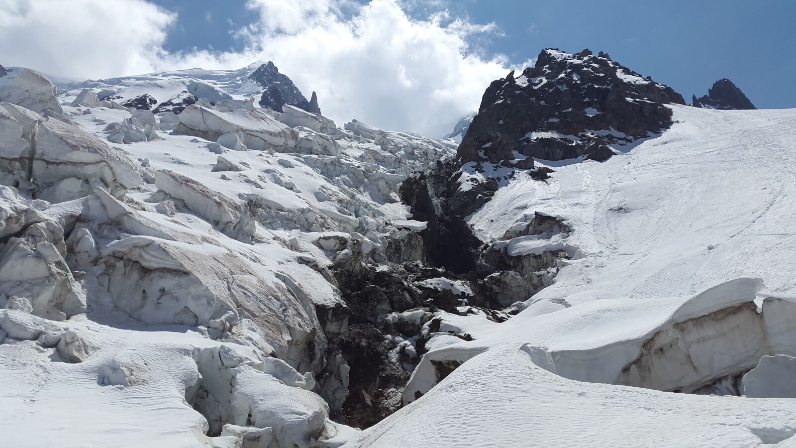 Samsung Galaxy Alpha sample photo. Glacier, la jonction, bossons photography