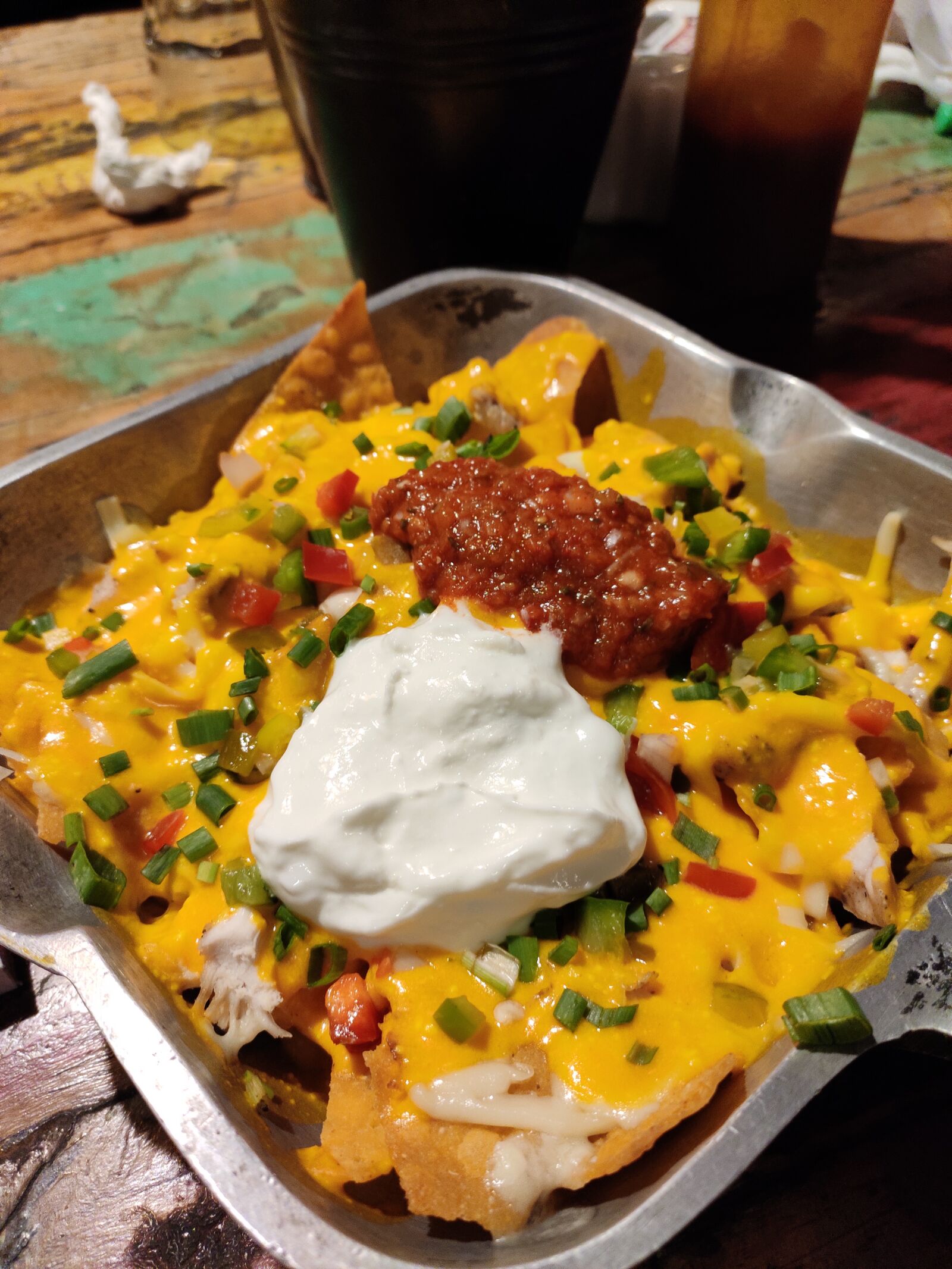 Xiaomi Redmi Note 7 Pro sample photo. Food, nachos, veg photography