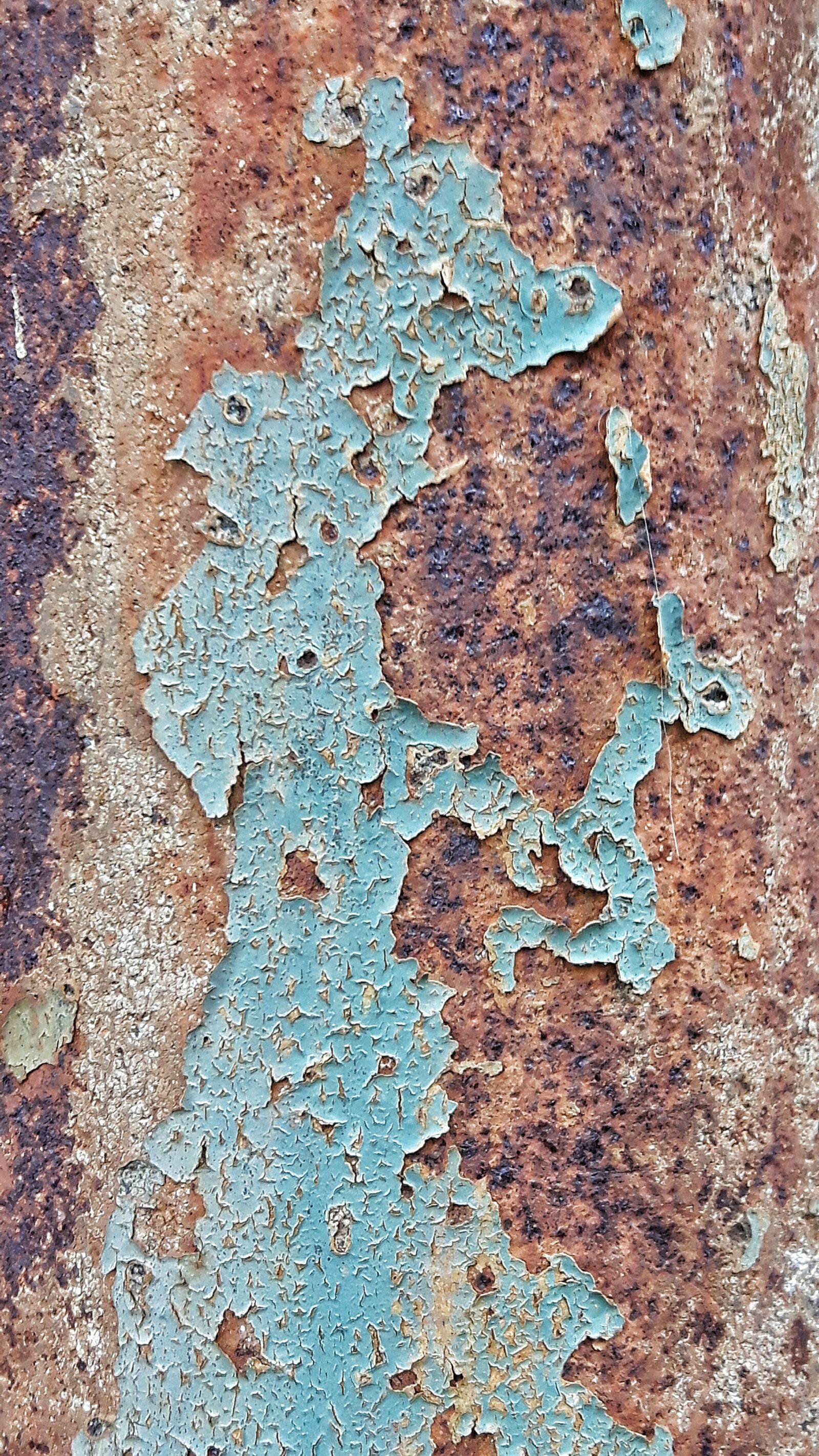 Samsung Galaxy S5 Neo sample photo. Iron, texture, paint photography