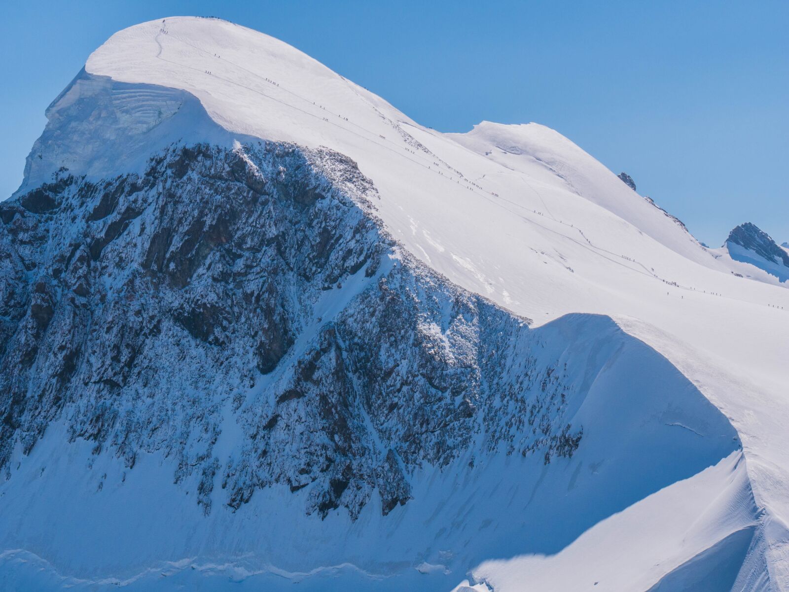 Panasonic DMC-G81 sample photo. Breithorn, snow, valais photography