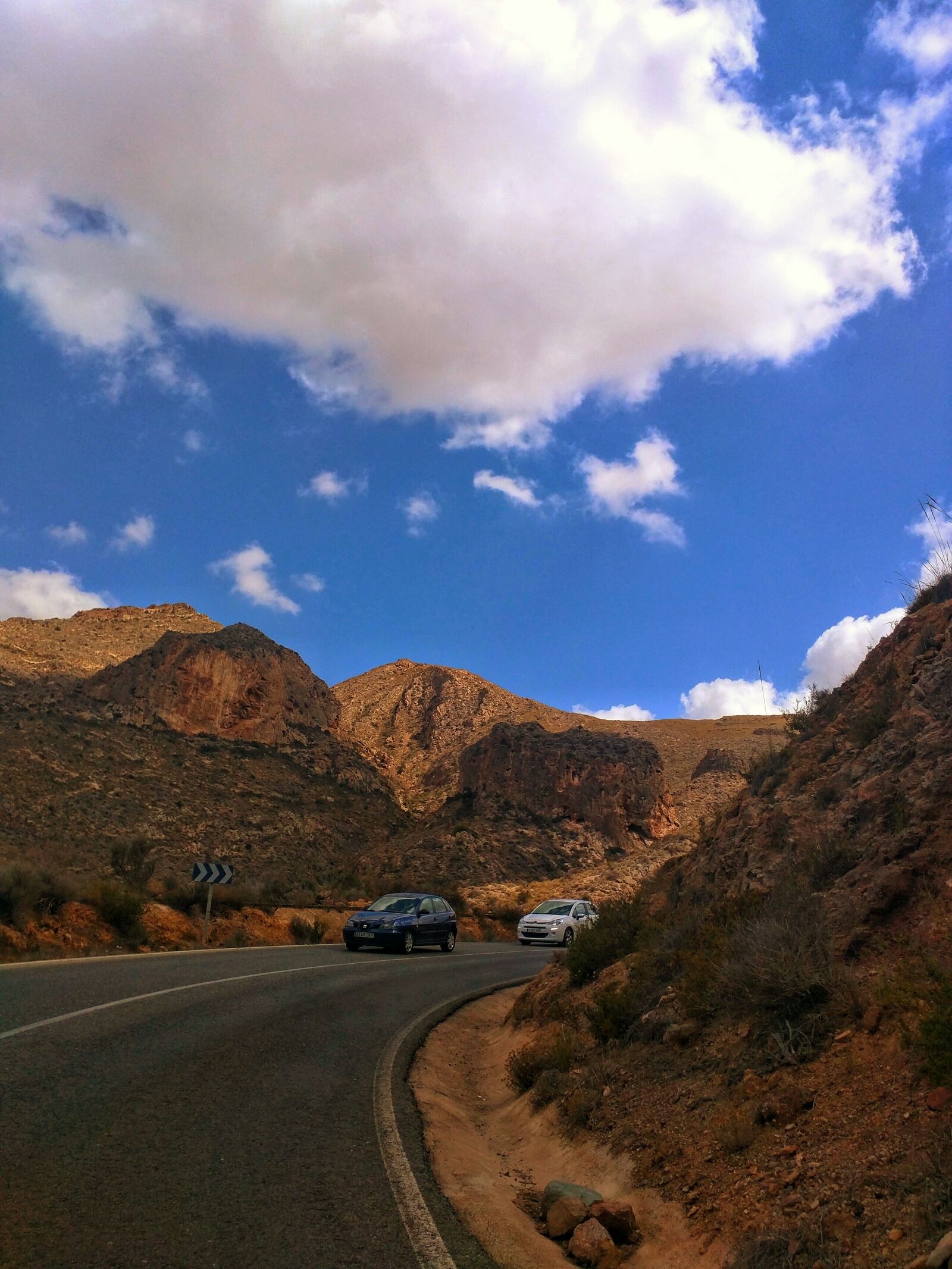 Motorola Nexus 6 sample photo. Clouds, road, driving photography
