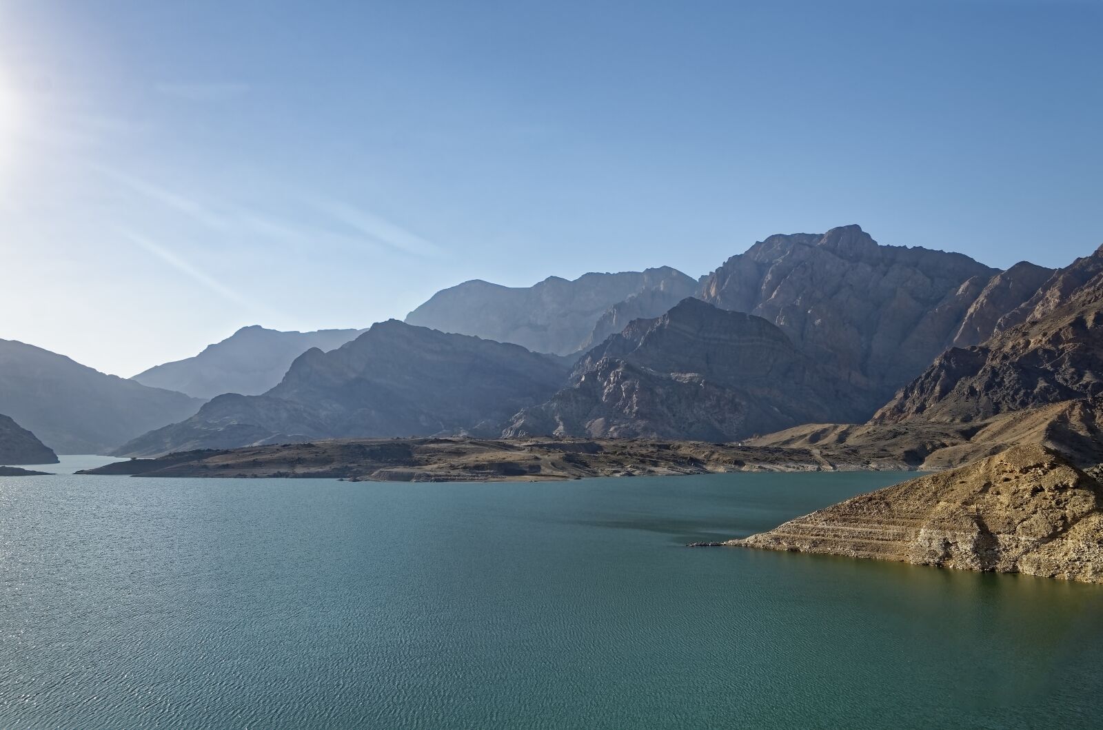Nikon D7000 sample photo. Oman, wadi-dayqa dam, reservoir photography
