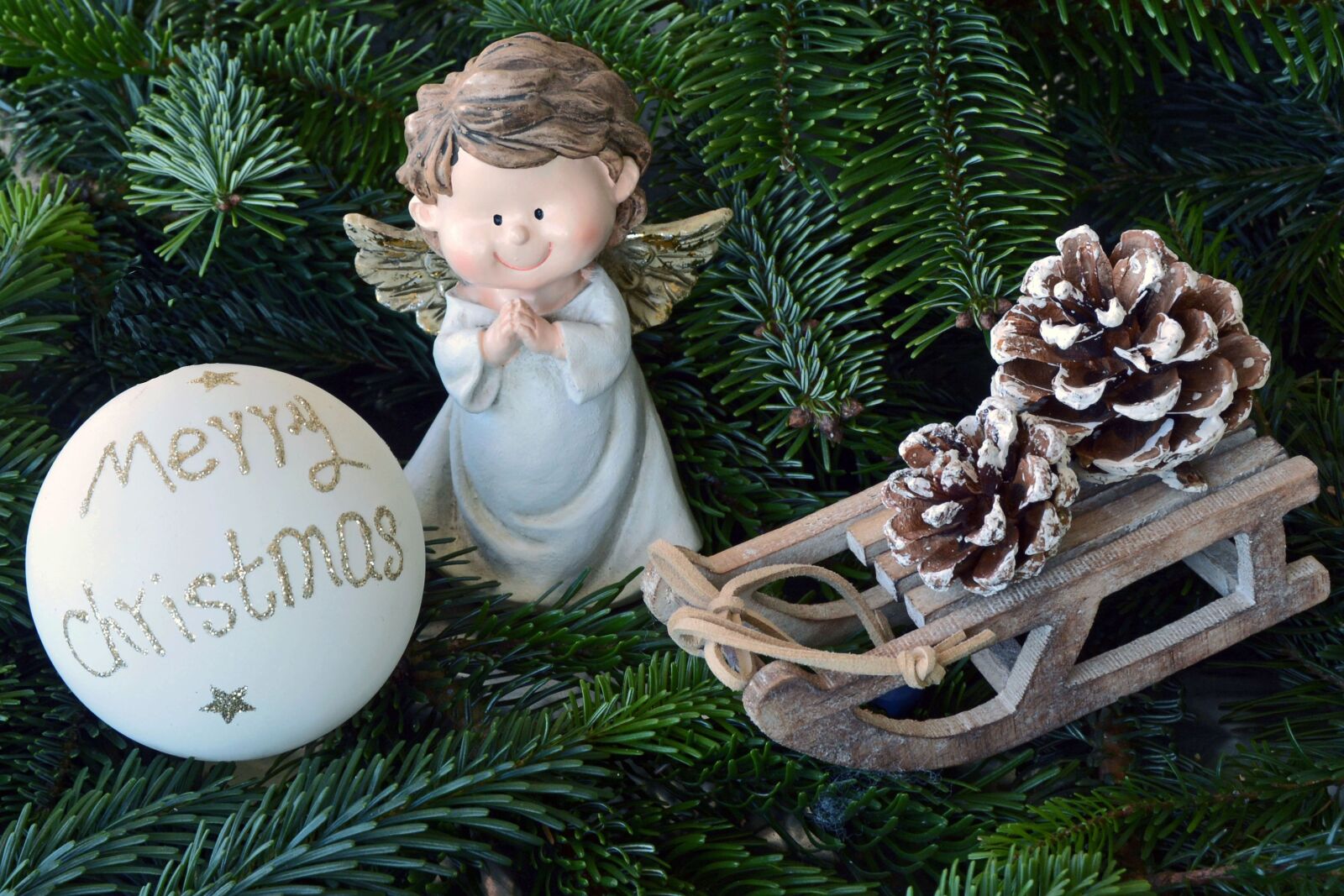 Nikon D7100 sample photo. Christmas, angel, angel wings photography