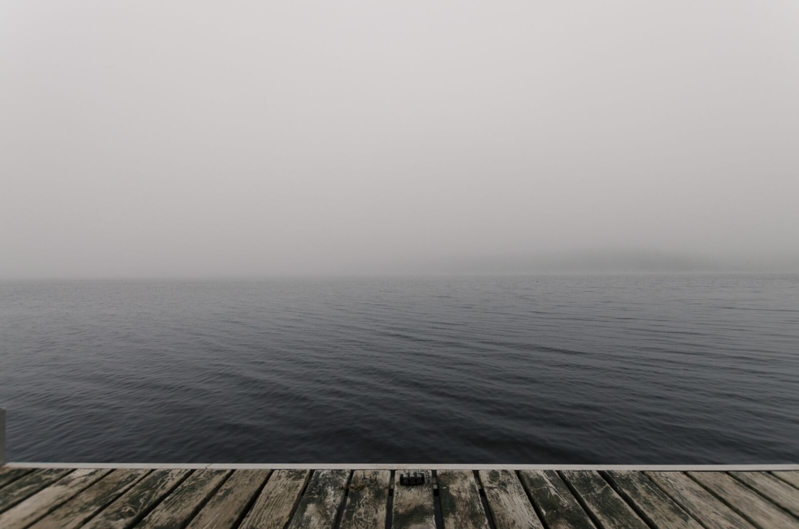 Nikon D5100 sample photo. Beach, fog, jetty photography