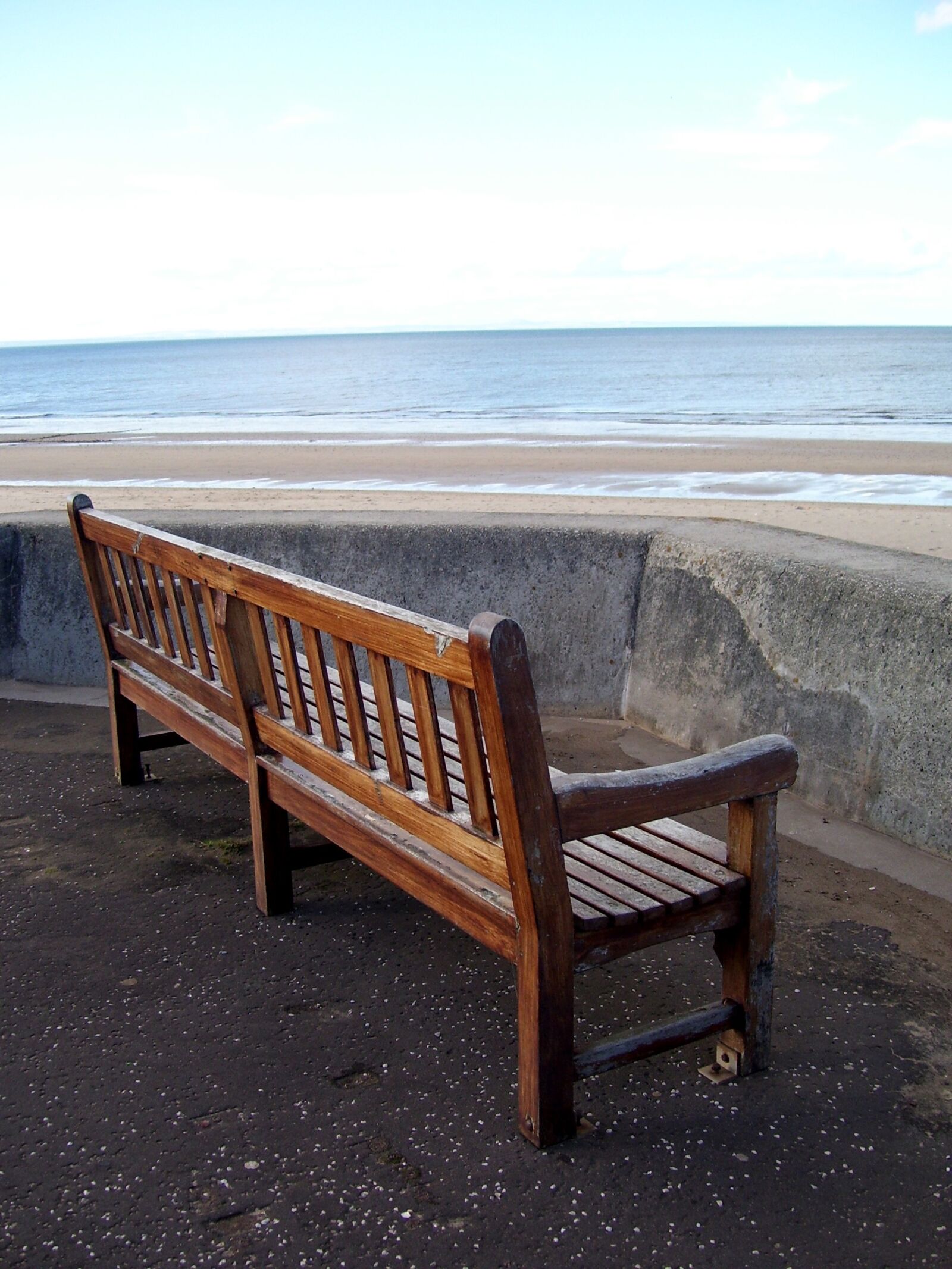 Kodak EASYSHARE C533 ZOOM DIGITAL CAMERA sample photo. Sea, loneliness, bench photography