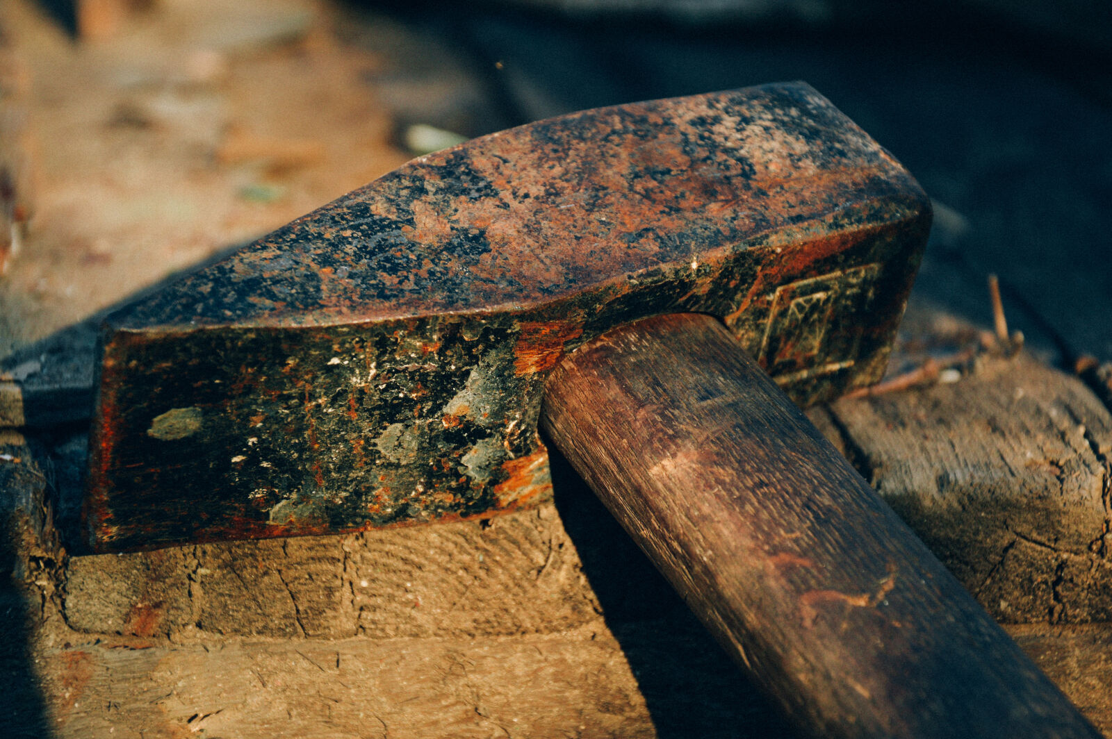 Nikon D3200 sample photo. Hammer, old, tool photography