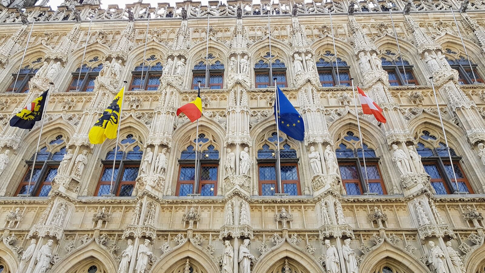 Samsung Galaxy S7 Edge sample photo. Town hall, leuven, belgium photography