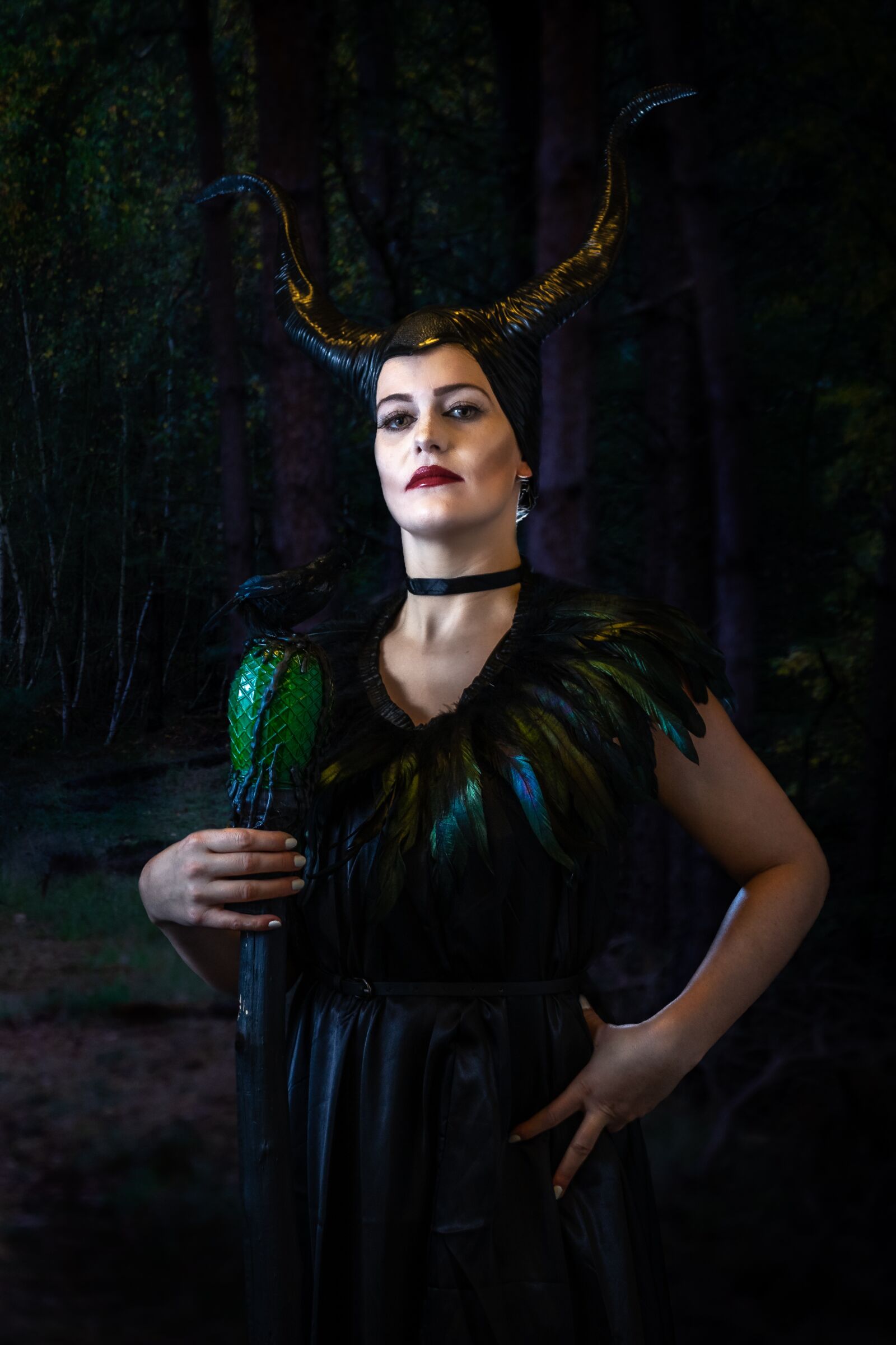 Sony a7 sample photo. Maleficent, portrait, fairytale photography