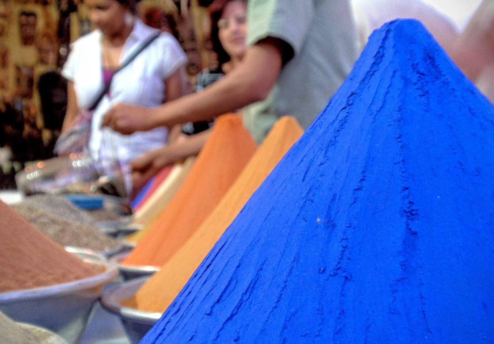 Olympus u1010,S1010 sample photo. Egyptian spices, blue, egypt photography