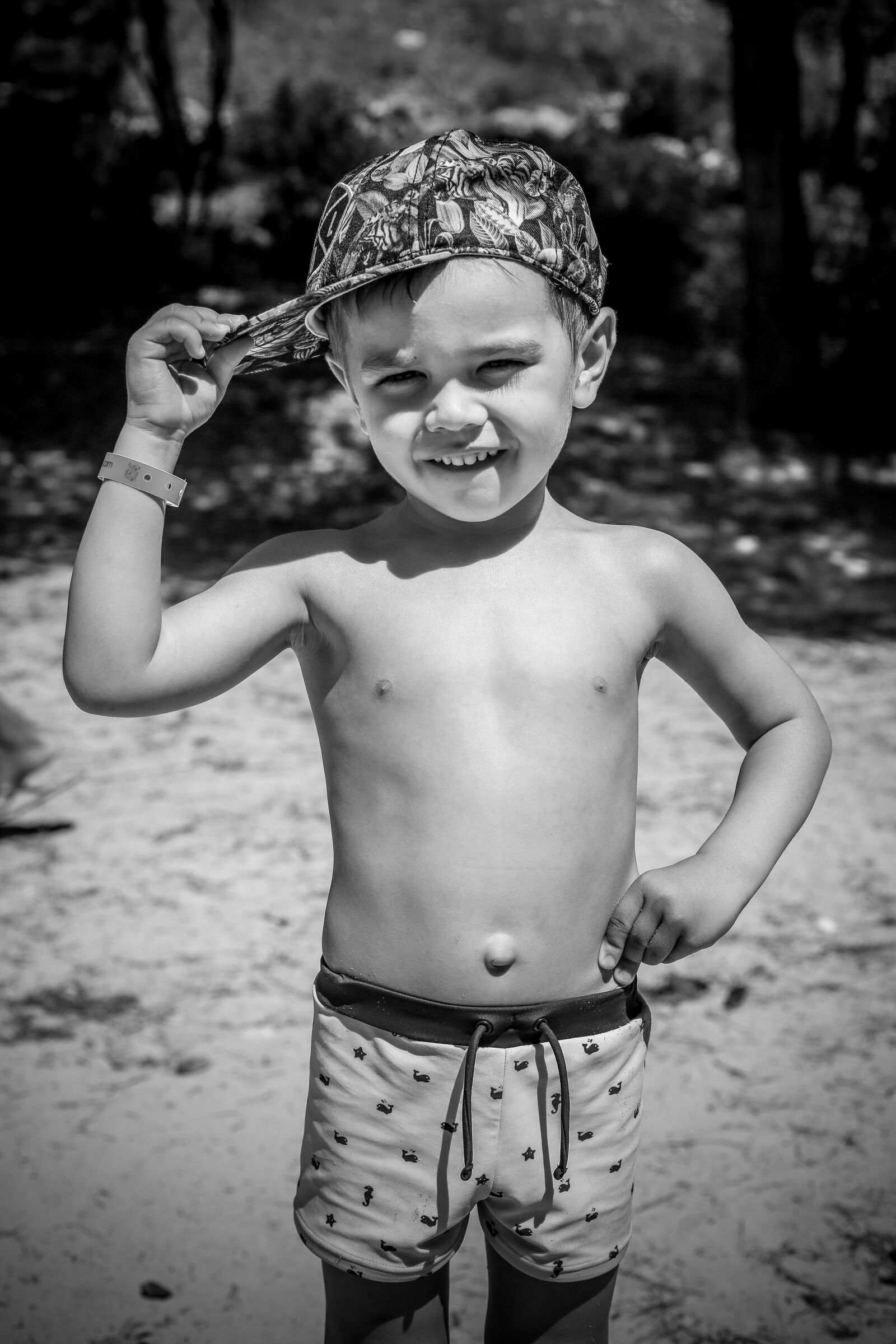 Canon EF 50mm F1.8 II sample photo. Monochrome, calabarca, boy photography