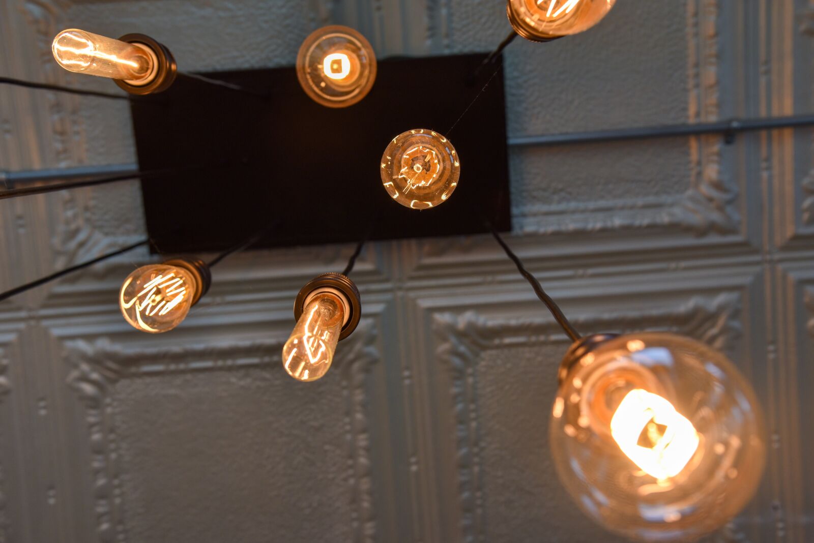 Nikon D750 sample photo. Lights, light bulbs, vintage photography