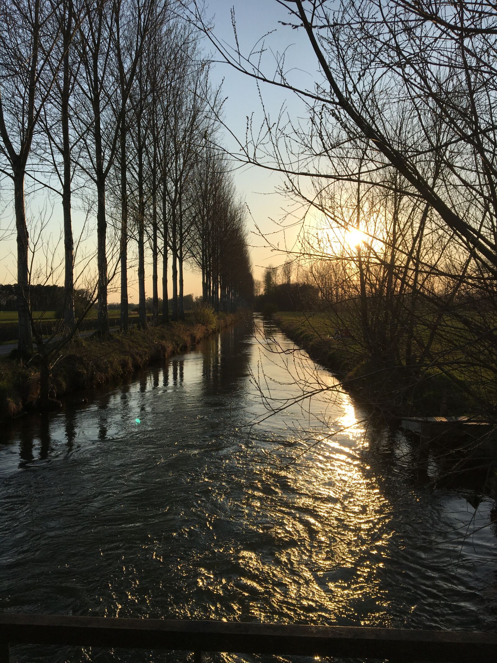 Apple iPhone 6s sample photo. Channel, water, sunset photography