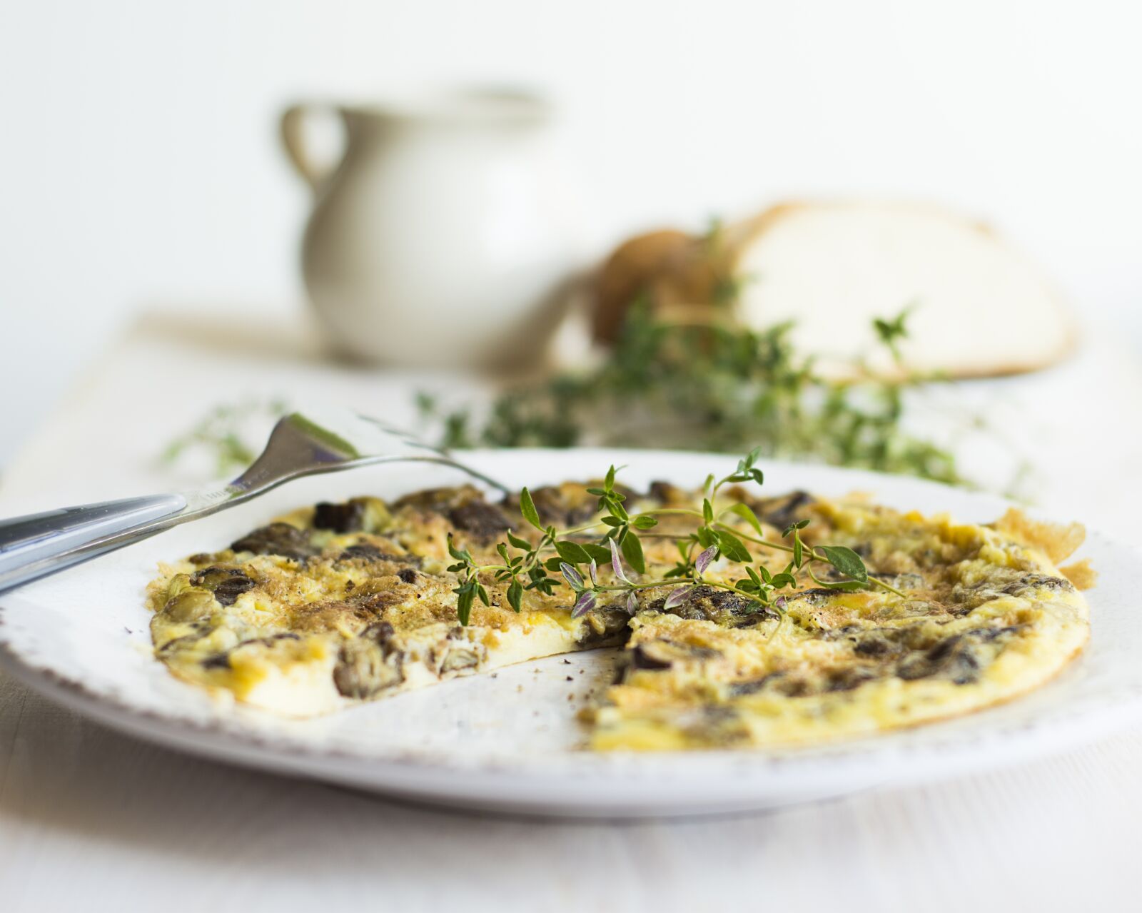 Nikon D7200 sample photo. Omelette, breakfast, mushrooms photography