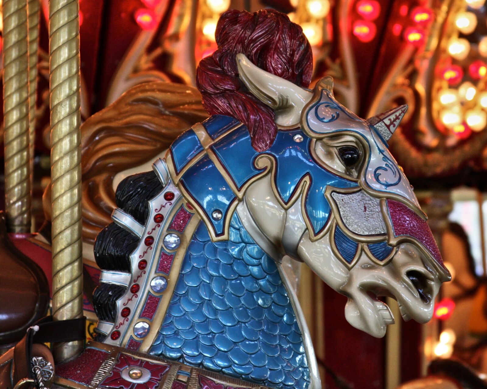Canon EOS 40D sample photo. Ferris wheel horse, ferris photography
