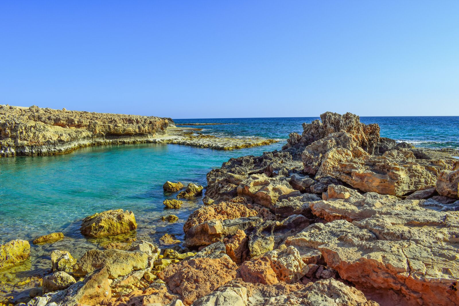 Nikon D3300 sample photo. Lagoon, rocky coast, sea photography