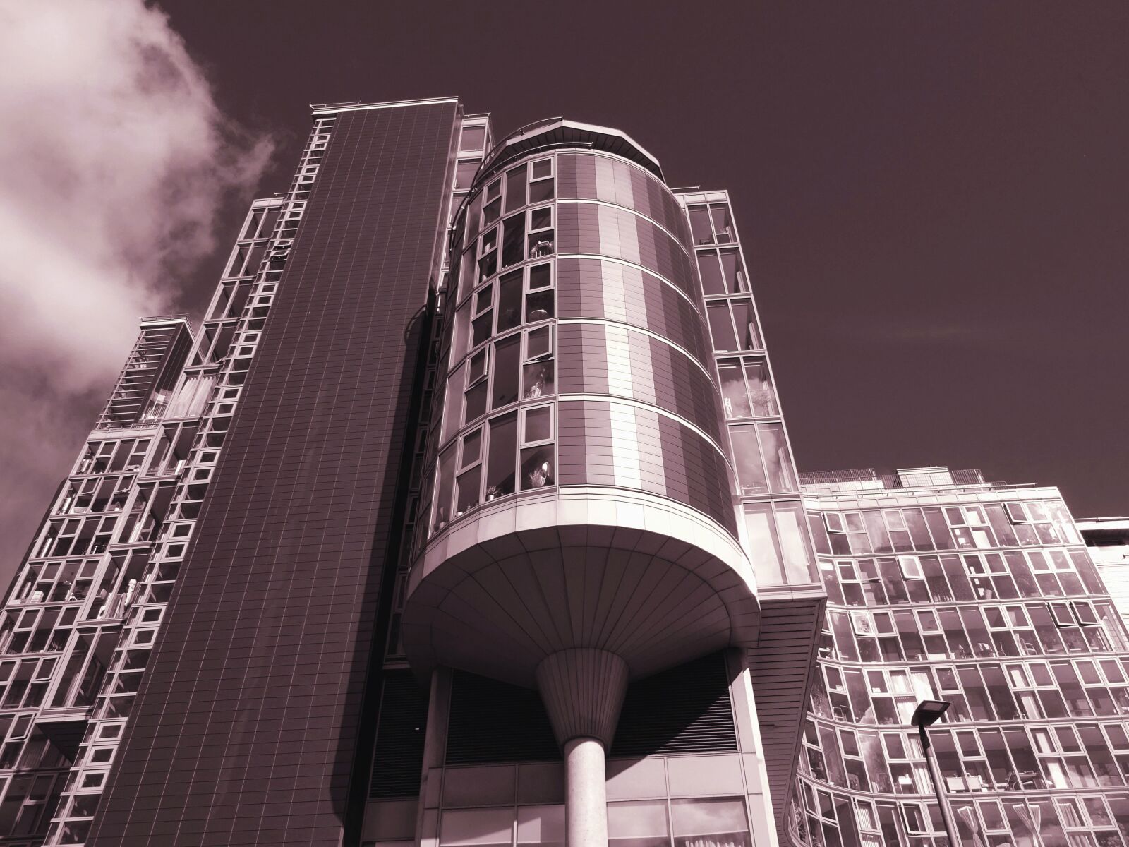 Sony DSC-HX60 sample photo. Building, exterior, glass, facade photography