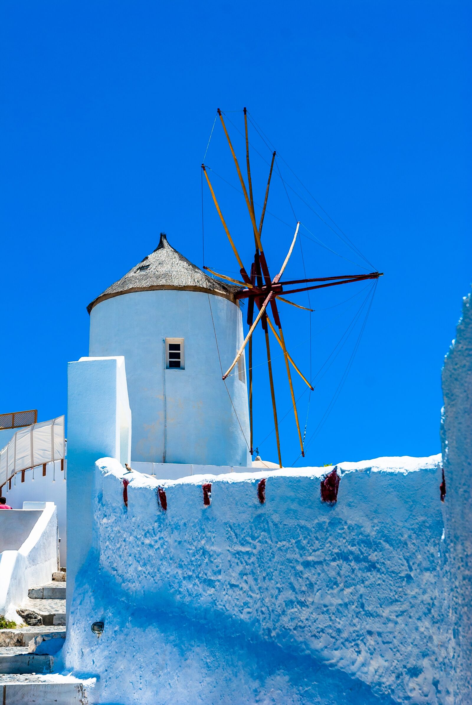 Nikon D80 sample photo. Greece, santorini, the sun photography
