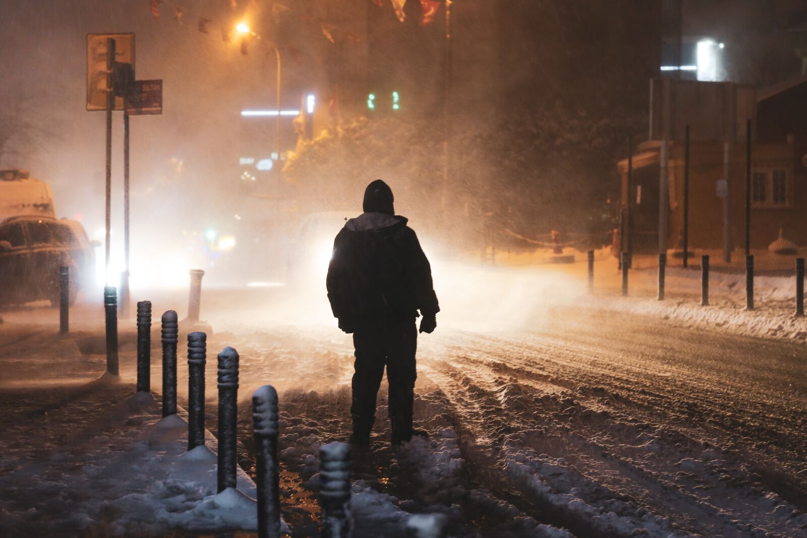 Canon EOS 6D + Canon EF 24-105mm F4L IS USM sample photo. M, snow, night photography