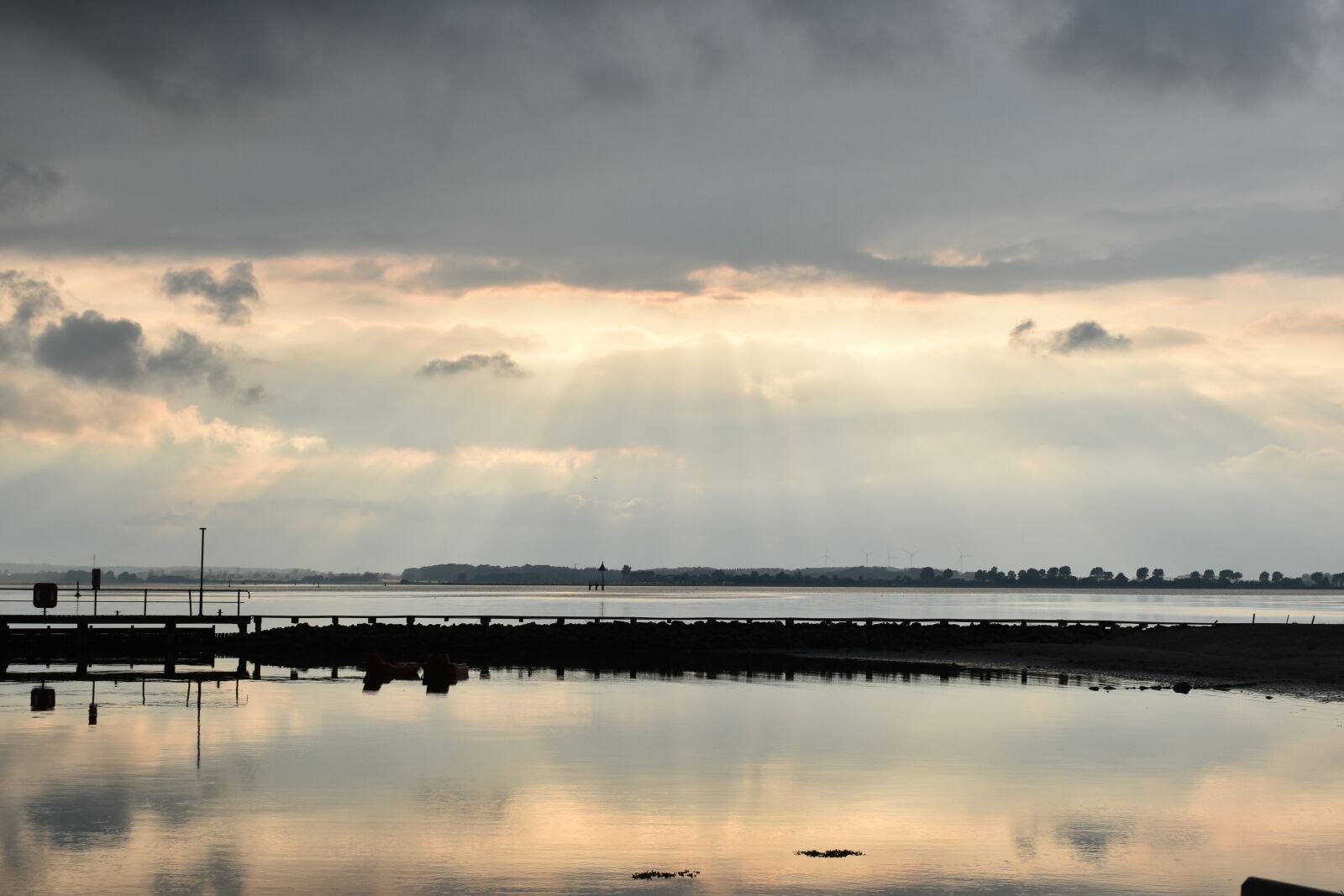 Nikon D5500 sample photo. Sea, abendstimmung, jetty photography