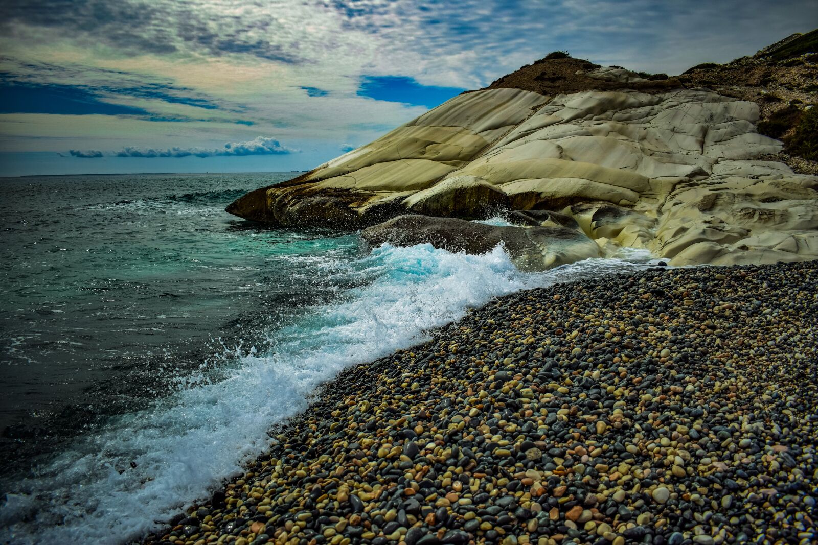 Nikon D3300 sample photo. Pebble beach, nature, sea photography