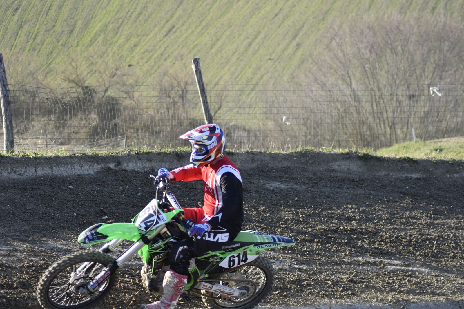 Nikon D5600 sample photo. Dirt, kawasaki, turn photography