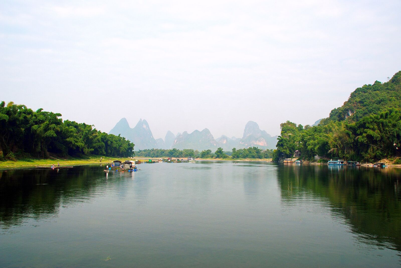 Pentax K200D sample photo. China, yangshuo, li river photography