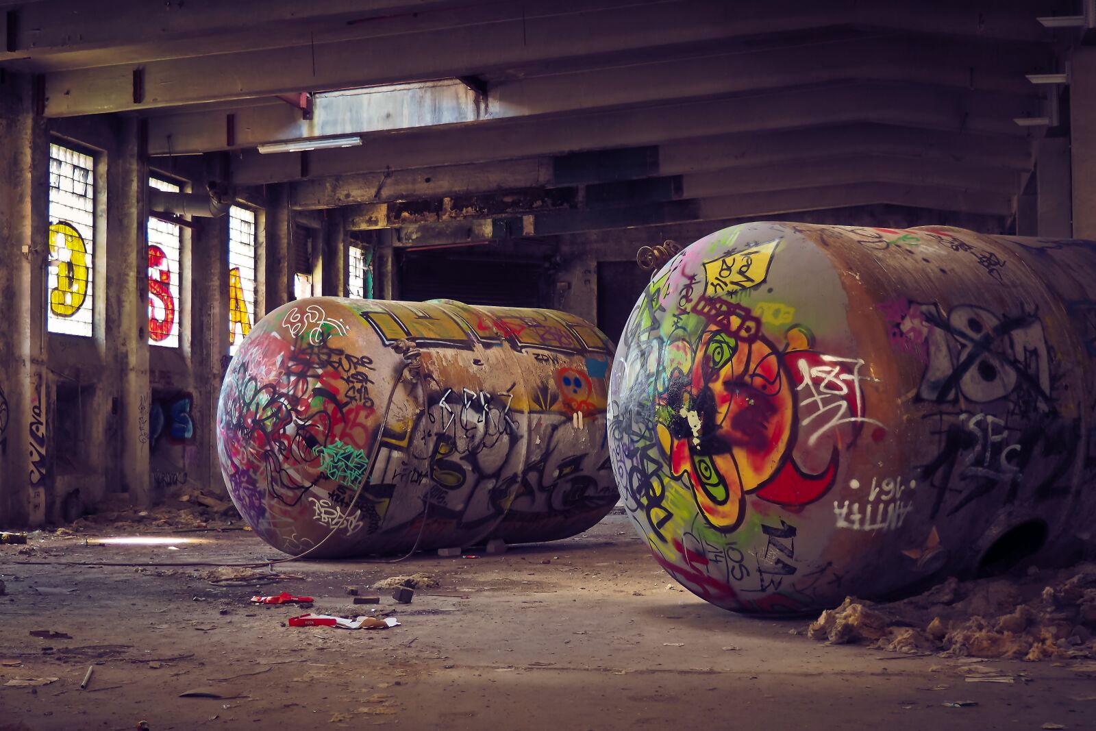 Olympus OM-D E-M10 sample photo. Lost places, factory, old photography