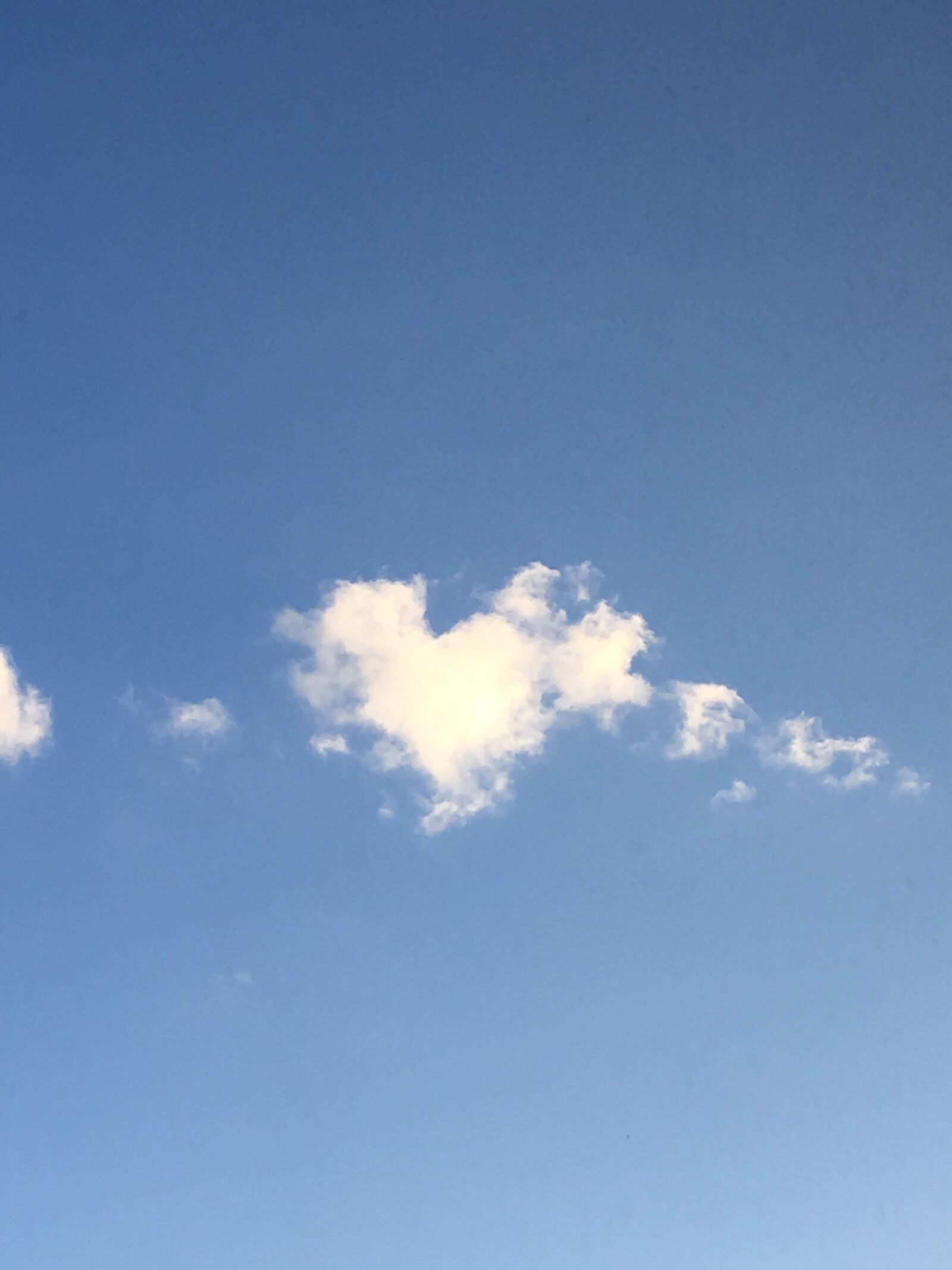 Apple iPhone 6s sample photo. Sky, heart, blue photography