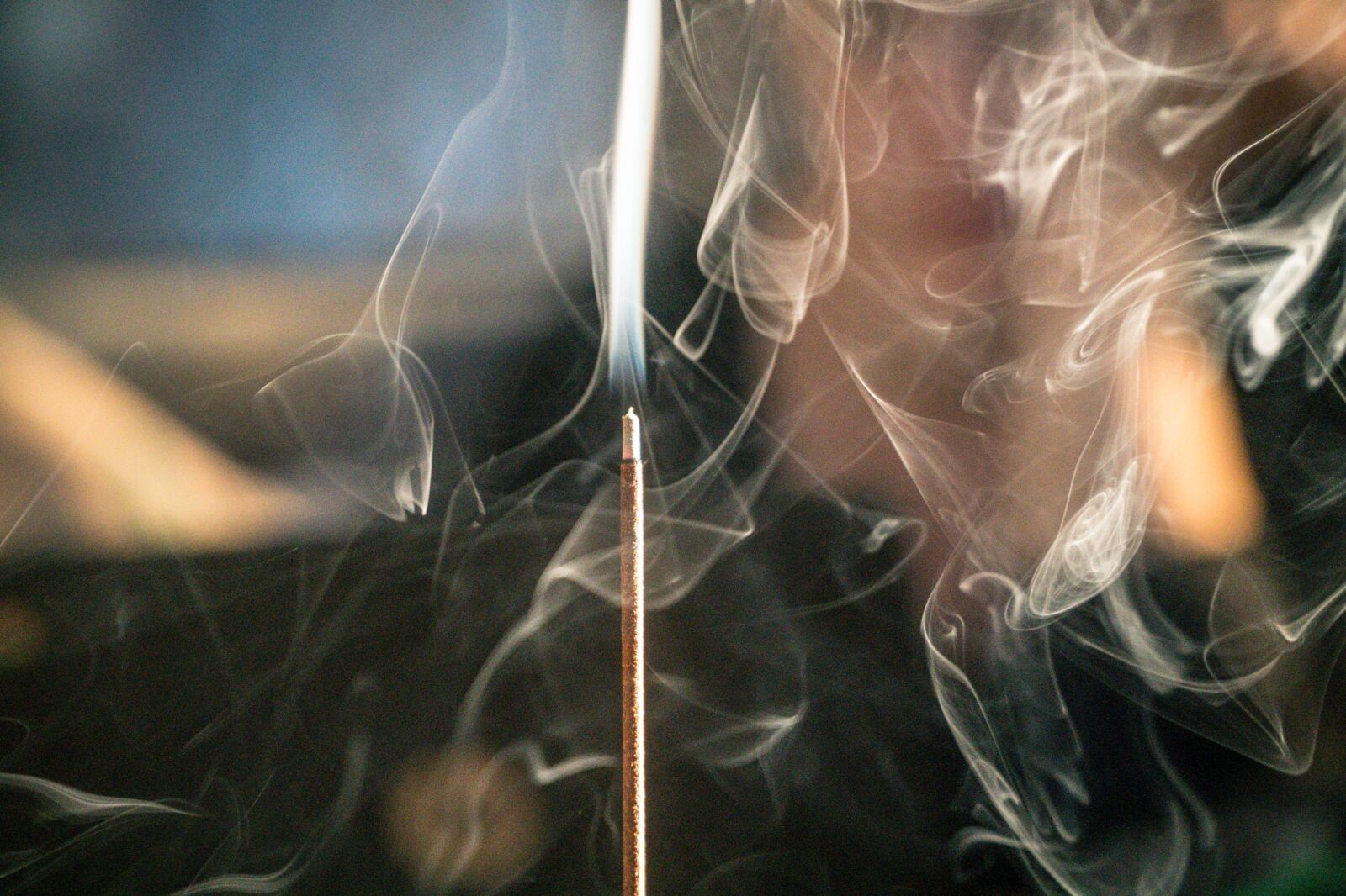Sony a6300 sample photo. Incense, candle, aroma photography