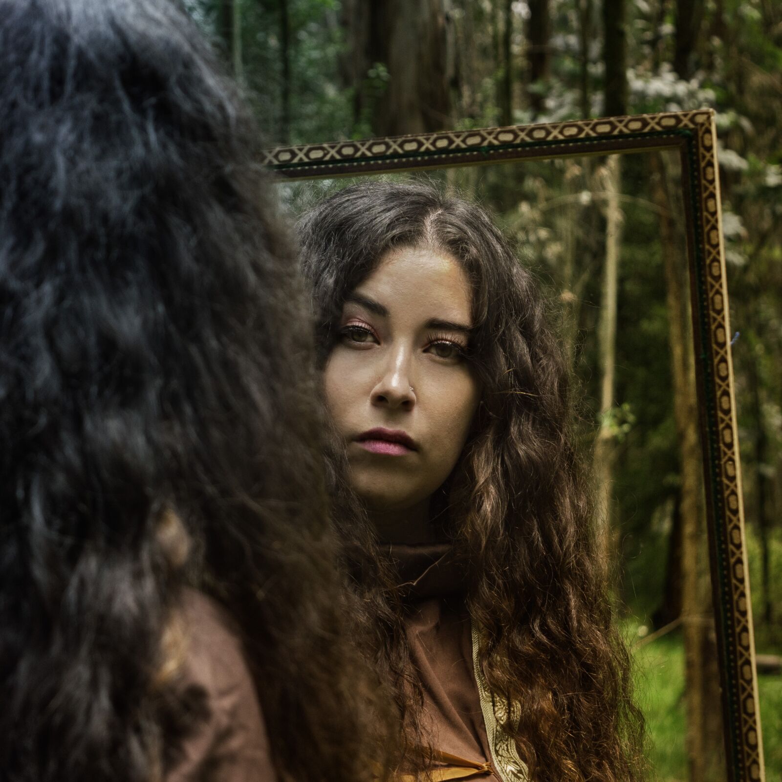 Nikon D3200 sample photo. Woman, model, mirror photography